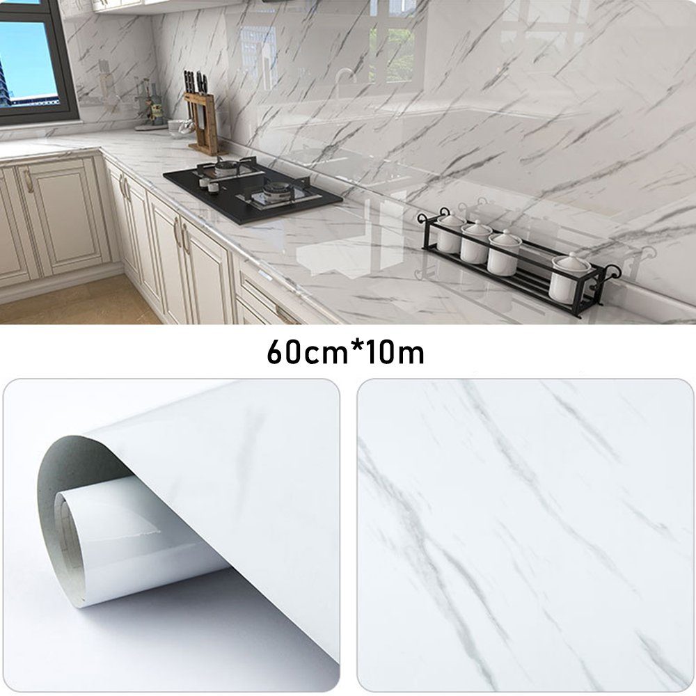 zggzerg Fliesenaufkleber Fliesenaufkleber 60cmx10m, Marmor Muster selbstkle günstig online kaufen