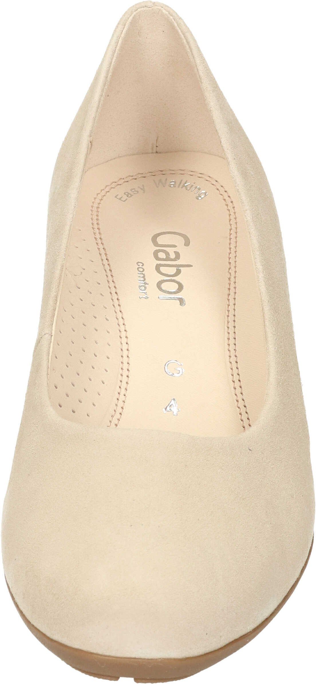 Pumps echtem Gabor aus Pumps Beige (oak) Leder