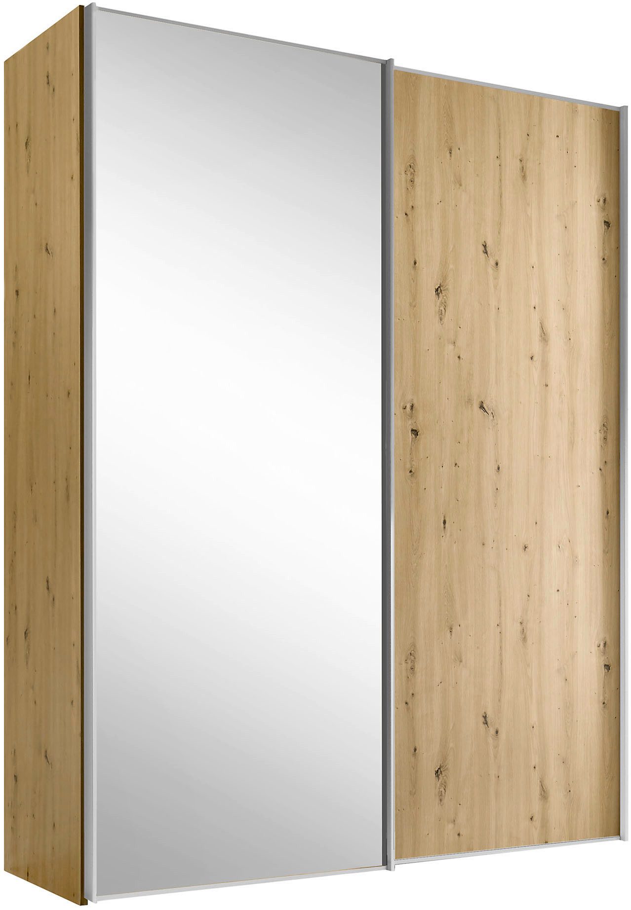 STAUD Schwebetürenschrank Sinfonie Plus, edles Design in hochwertiger Qualität, Made in Germany Mit Spiegeltüre und vier verschiedenen Ausstattungsvarianten