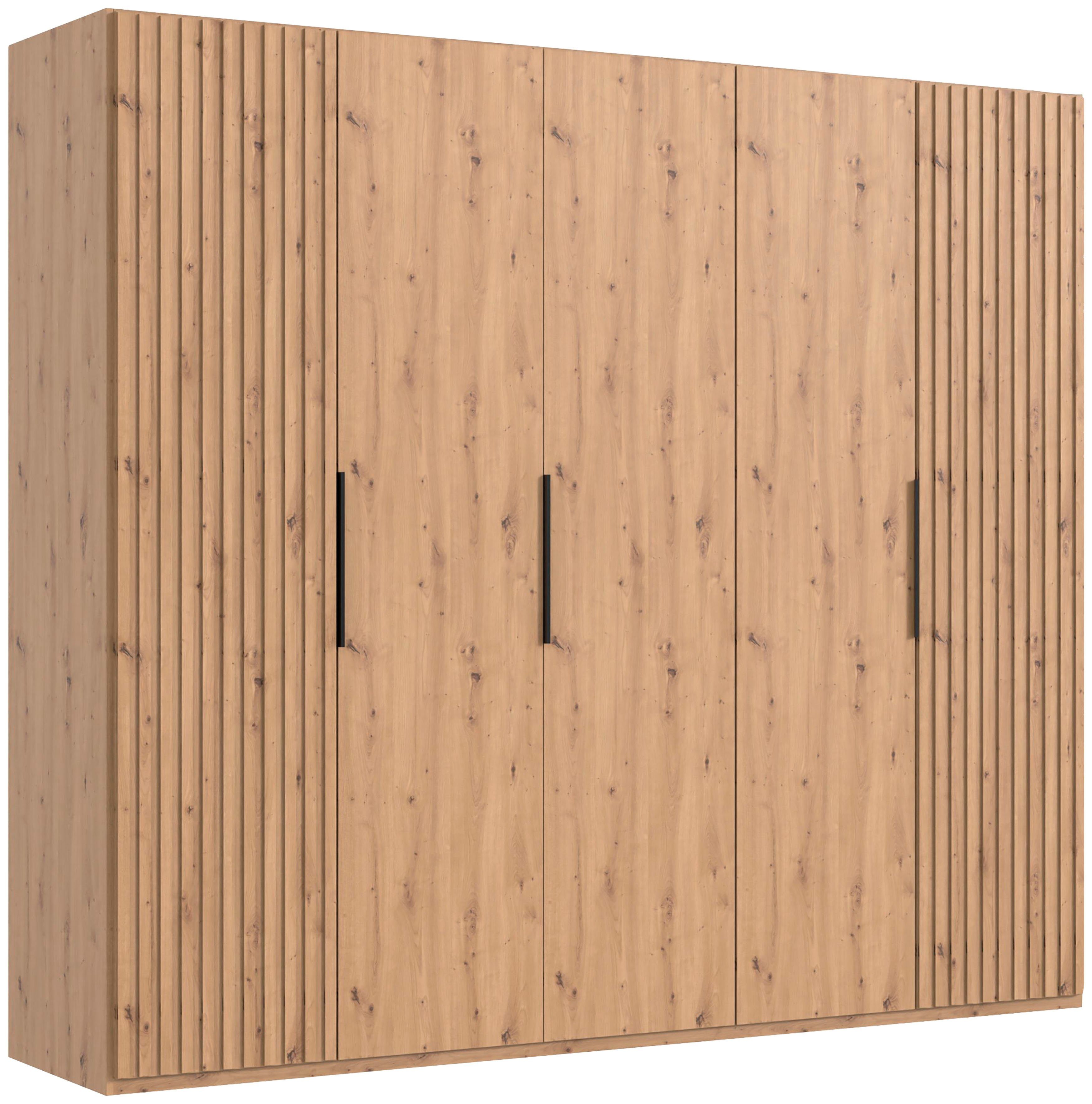 Wimex Drehtürenschrank Andorra by fresh to go Mit 3D-Leisten für Akustikpaneel-Optik