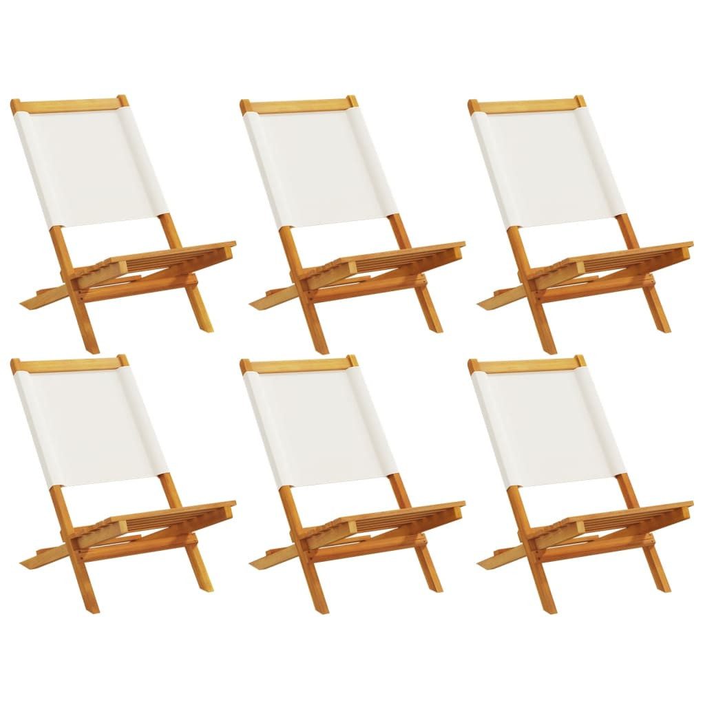vidaXL Gartenstuhl Gartenstühle 6 Stk. Klappbar günstig online kaufen