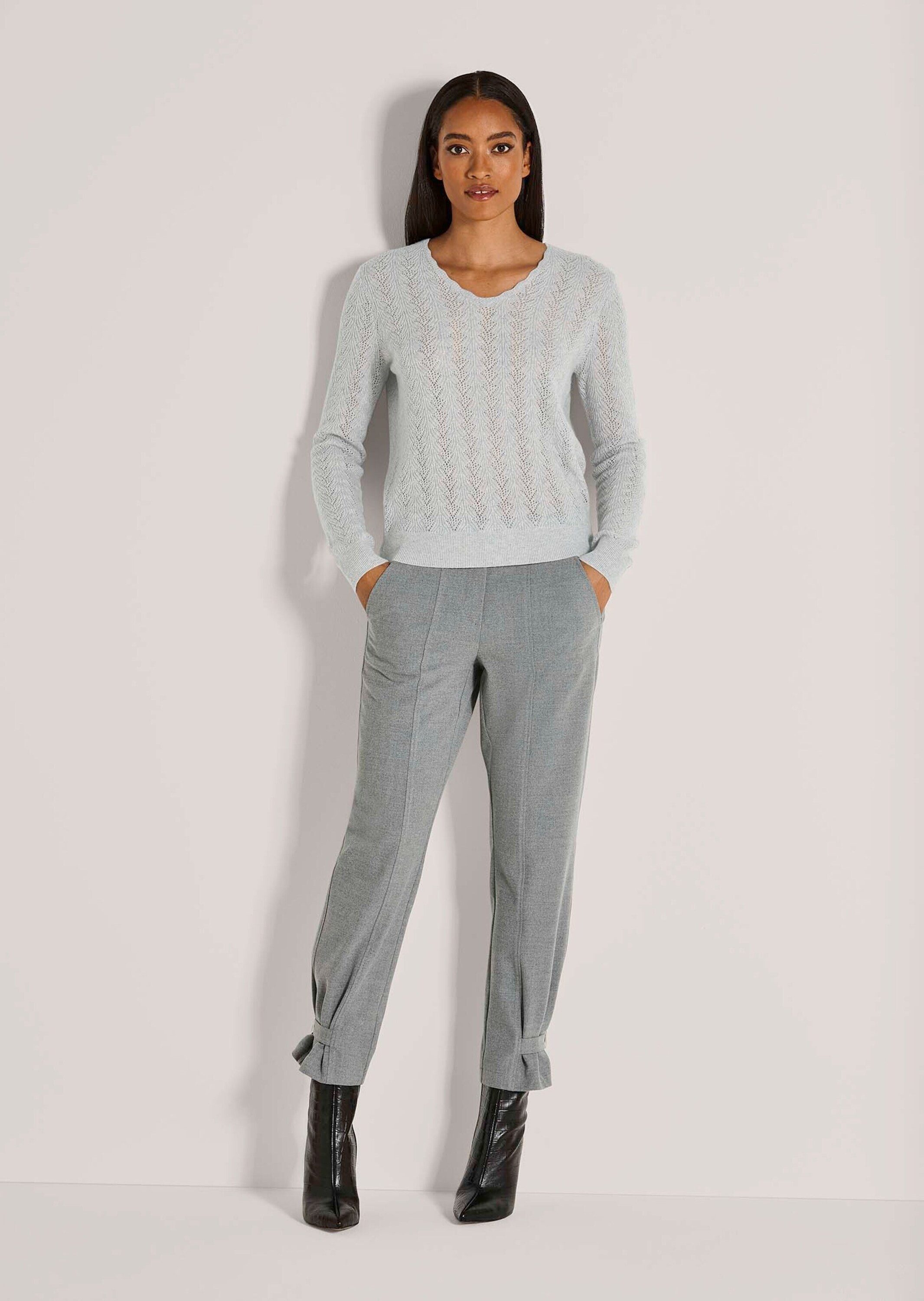 MADELEINE Strickpullover Luxuriöser Strickpullover mit Ajour-Muster günstig online kaufen