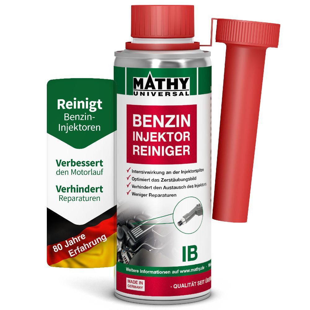 MATHY Benzin-Stabilisator MATHY-IB Injektor-Reiniger Benzin 200 ml, 0,2 l, (1-St) Reinigt die Einspritzdüsen