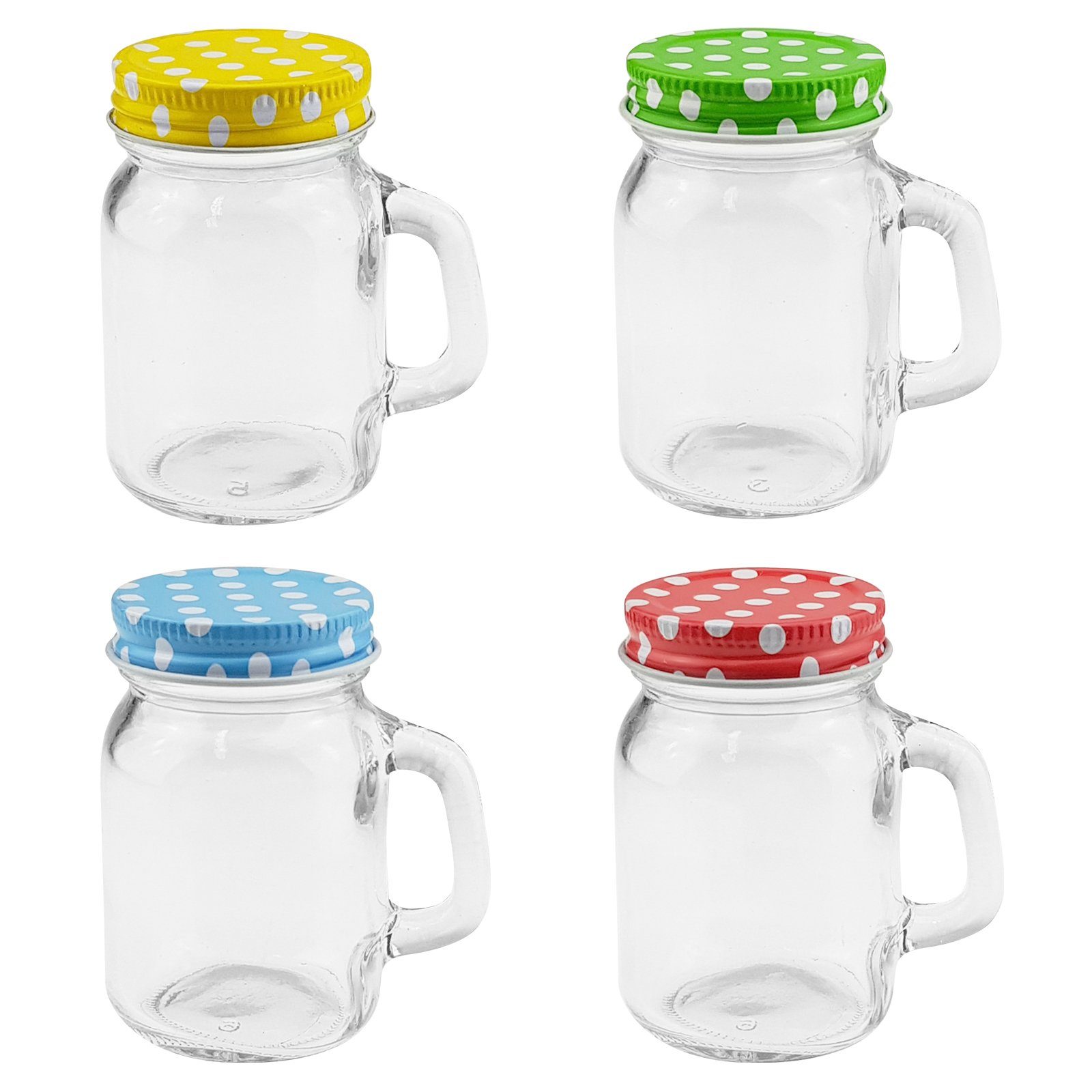 Wellgro Glas Trinkgläser mit Henkel