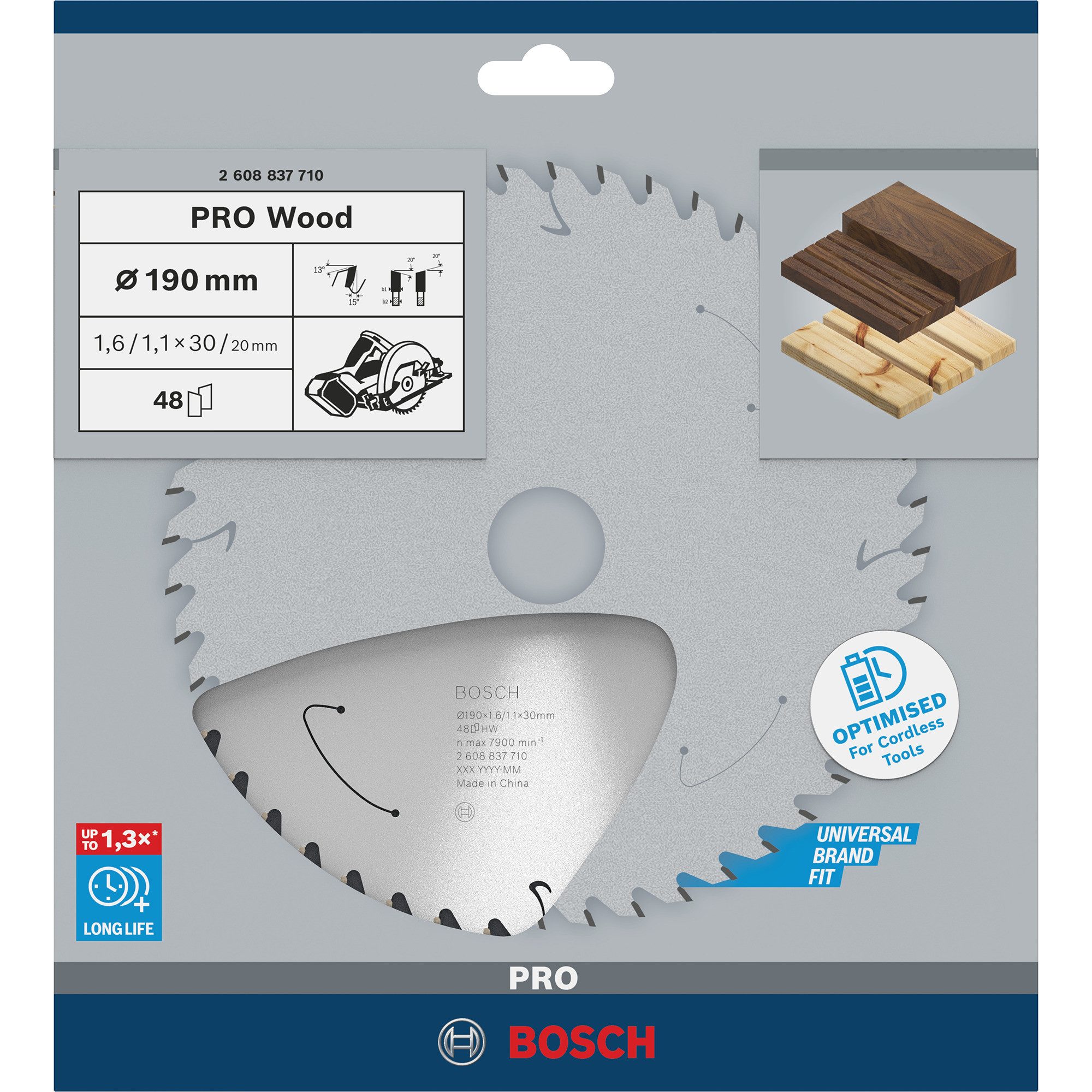 Bosch Professional Sägeblatt Bosch Professional PRO Wood cordless