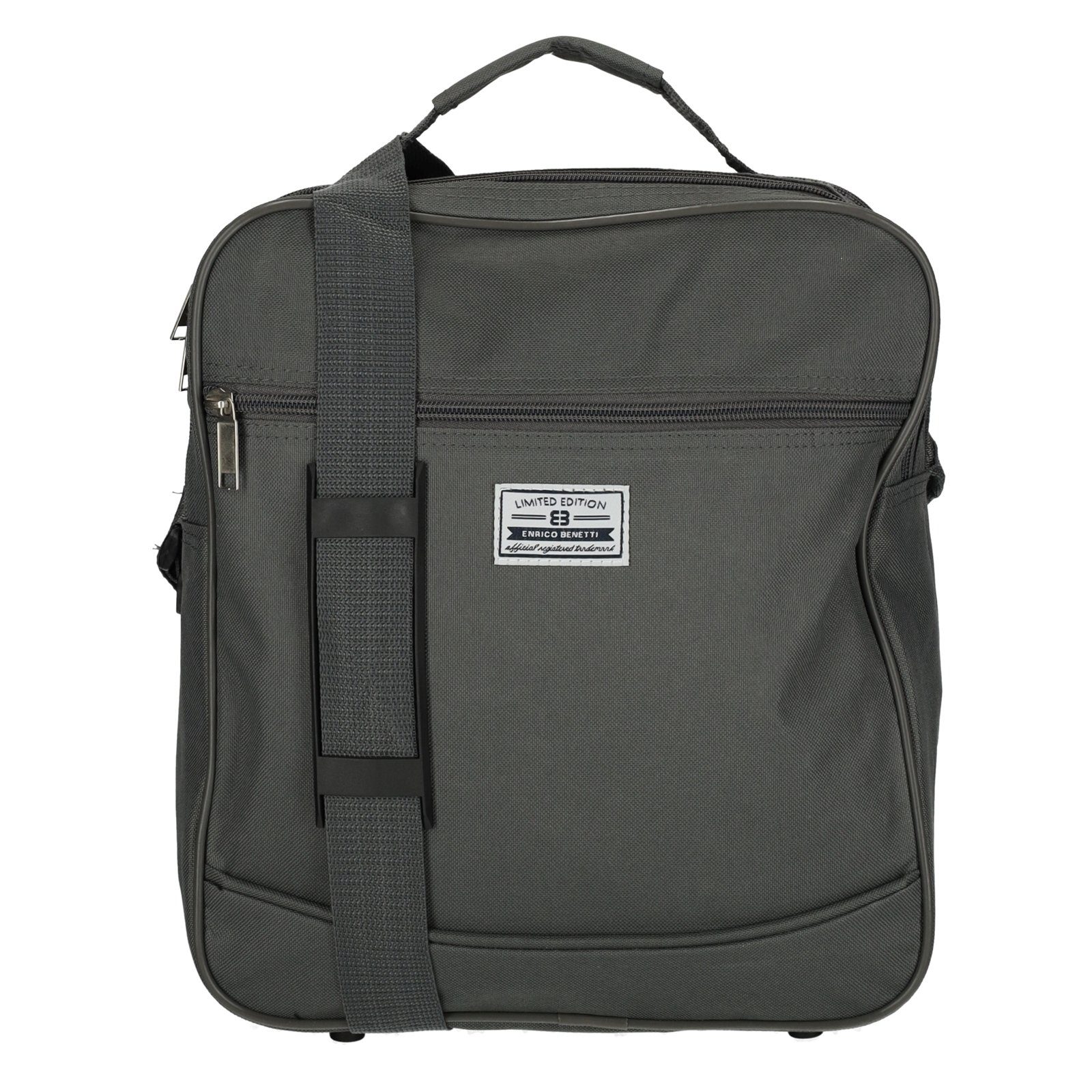 Grau HTI-Living (Stück, Hochformat Arbeitstasche 1-tlg), Flugumhänger Herrentasche Flugumhänger Laptoptasche