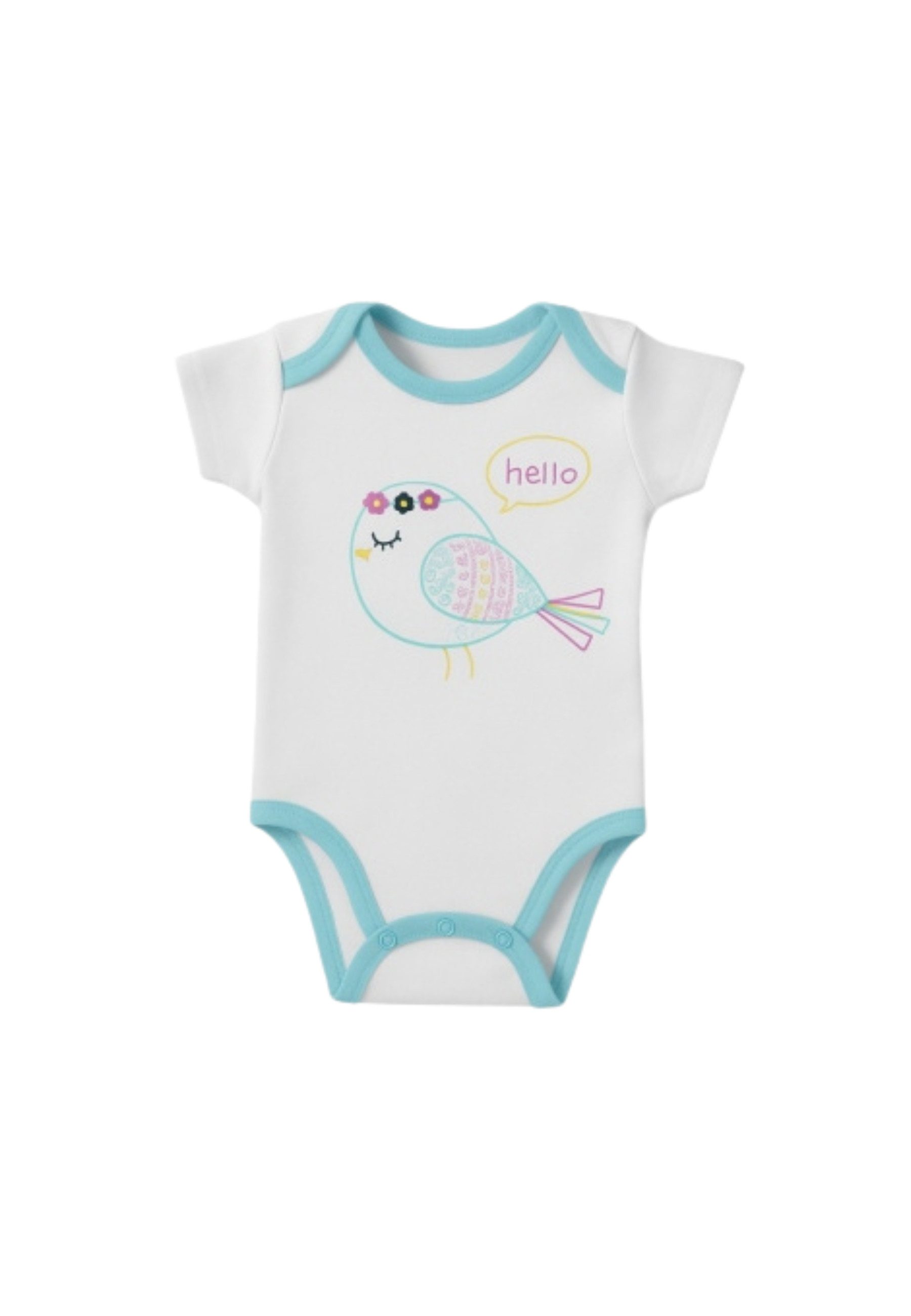 Diademita Body Kurzarm-Body "Little Bird" (Set)