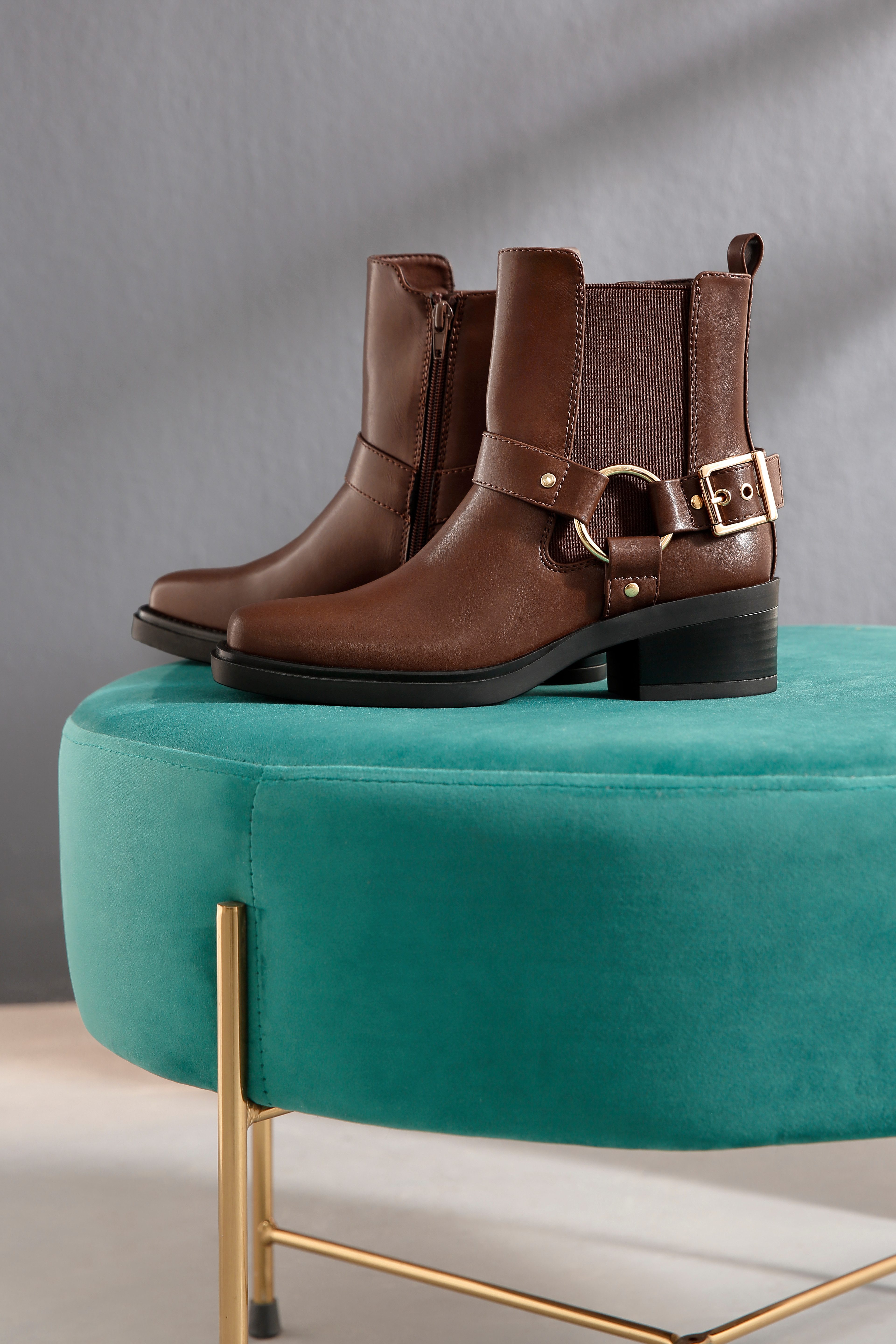 Aniston SHOES Westernstiefelette Cowboyboots, Blockabsatz, mit günstig online kaufen