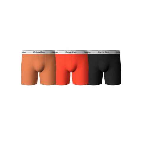 Calvin Klein Underwear Boxer BOXER BRIEF 3PK (Packung, 3er-Pack) mit längerem Bein & Calvin Klein Logo-Elastikbund