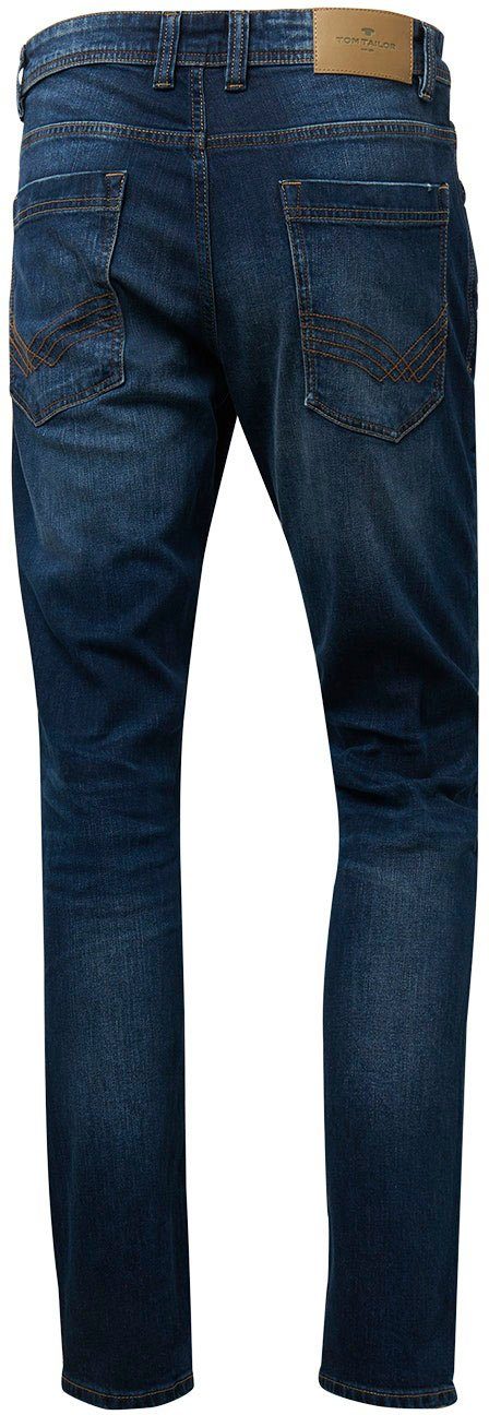 TAILOR washed denim 5-Pocket-Jeans mit Mid Reißverschluss stone Josh TOM