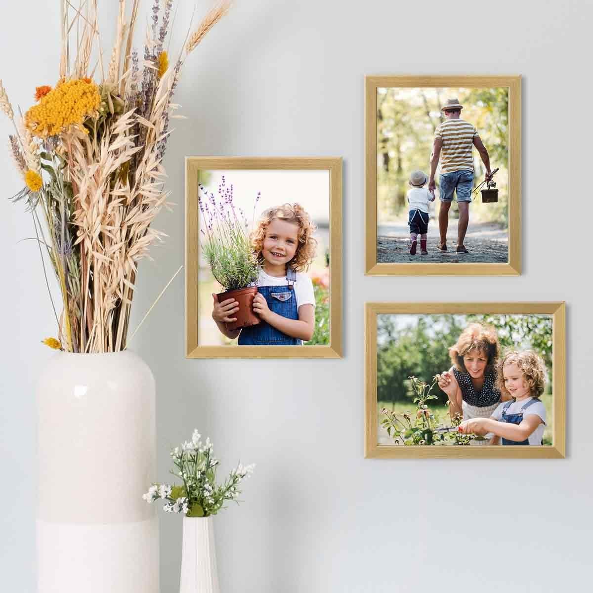 PHOTOLINI Bilderrahmen Poster-Einzelrahmen Modern Schmal günstig online kaufen
