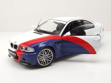 Solido Modellauto BMW M3 E46 Streetfighter 2000 weiß blau rot Modellauto 1:18 Solido, Maßstab 1:18