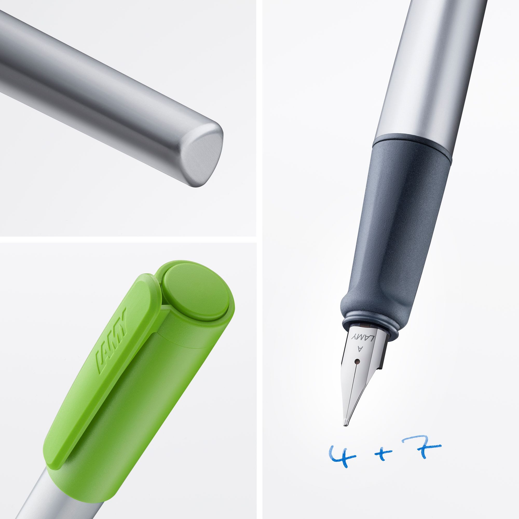 LAMY Füller LAMY nexx lime Füller Griff rutschfest Feder Strichbreite A Gehäuse dr