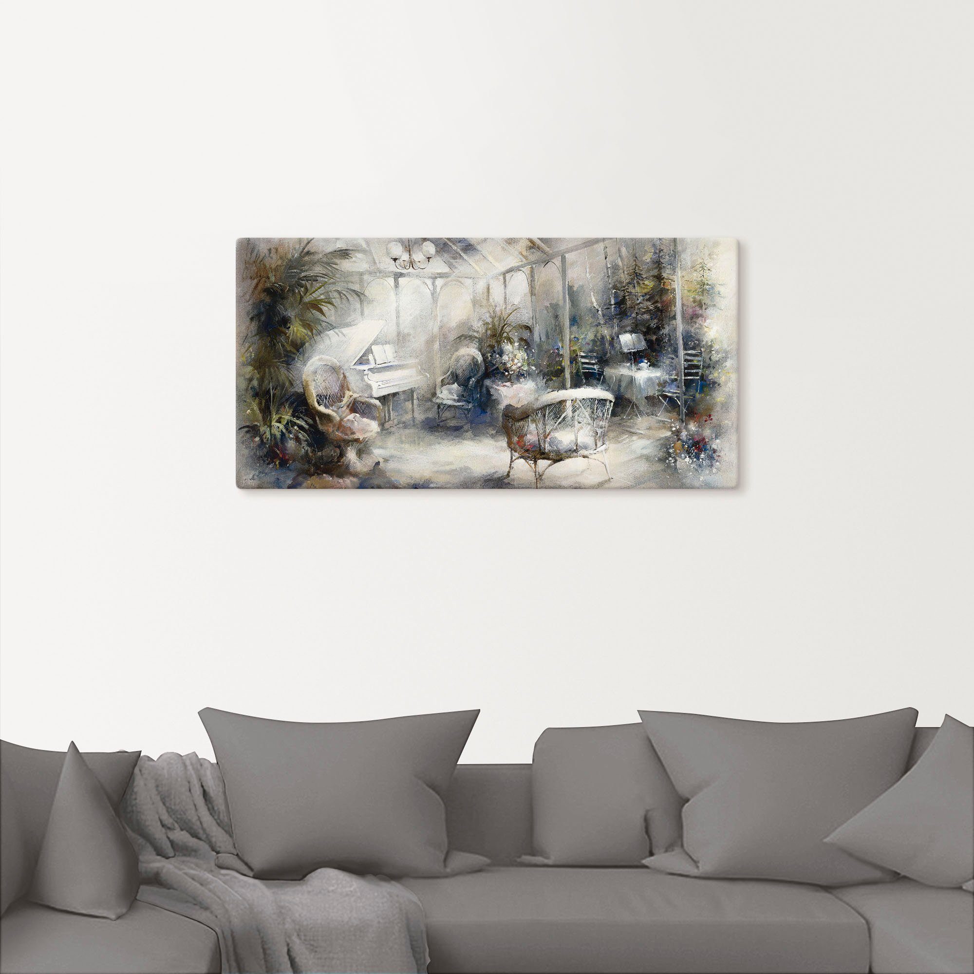 Artland Leinwandbild Inspiration, Innenarchitektur (1 St), auf Holzrahmen gespannt
