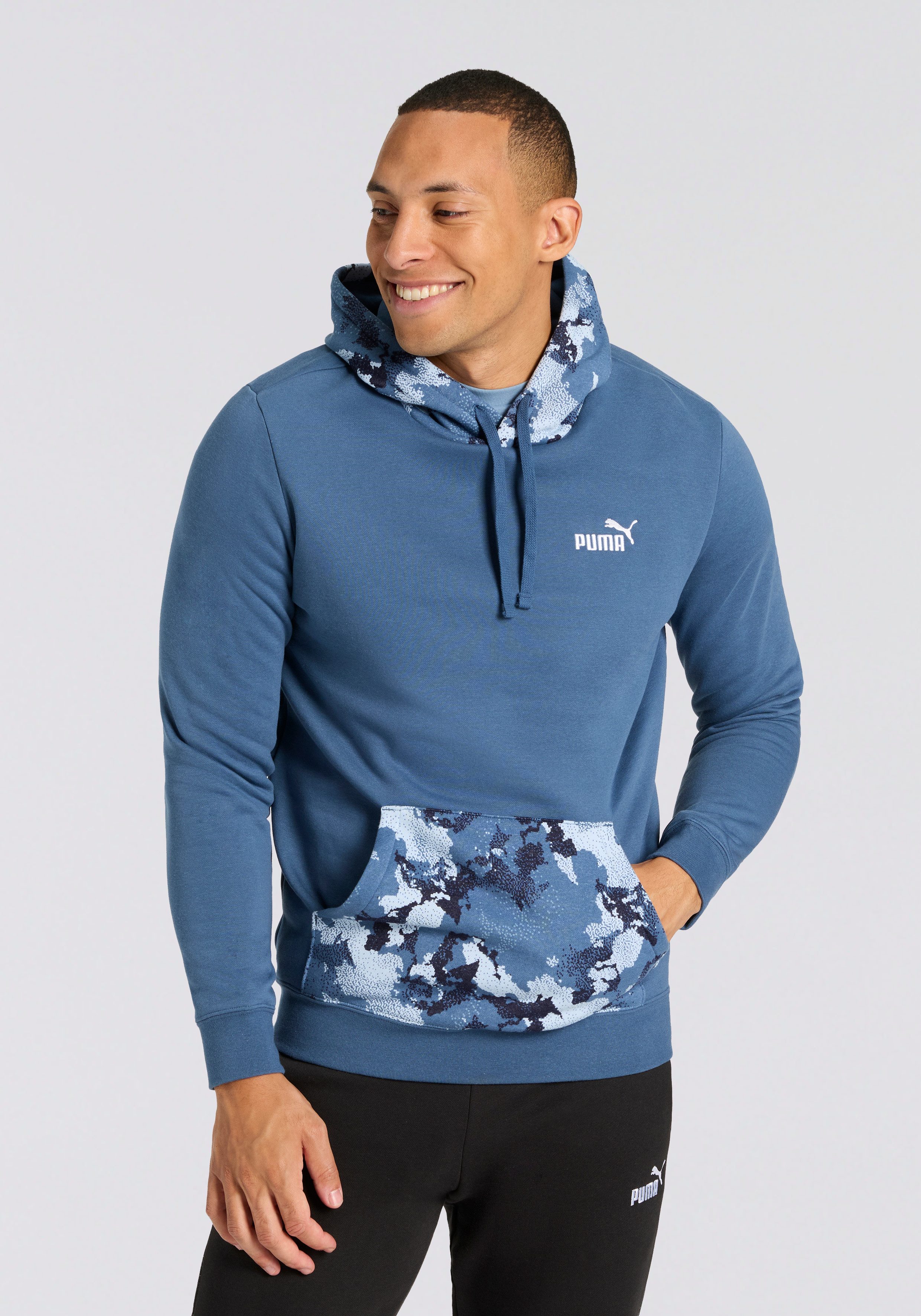 PUMA Kapuzensweatshirt ESS CAMO HOODIE FL