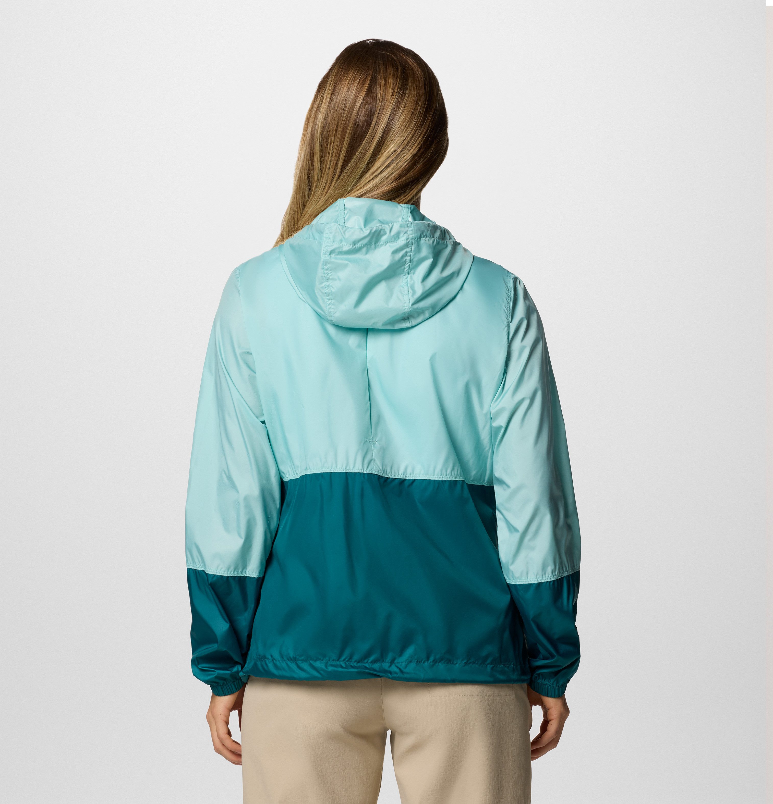 Columbia Windbreaker für Wandern, Trekking und Laufen, mit Kapuze und Kordelzug