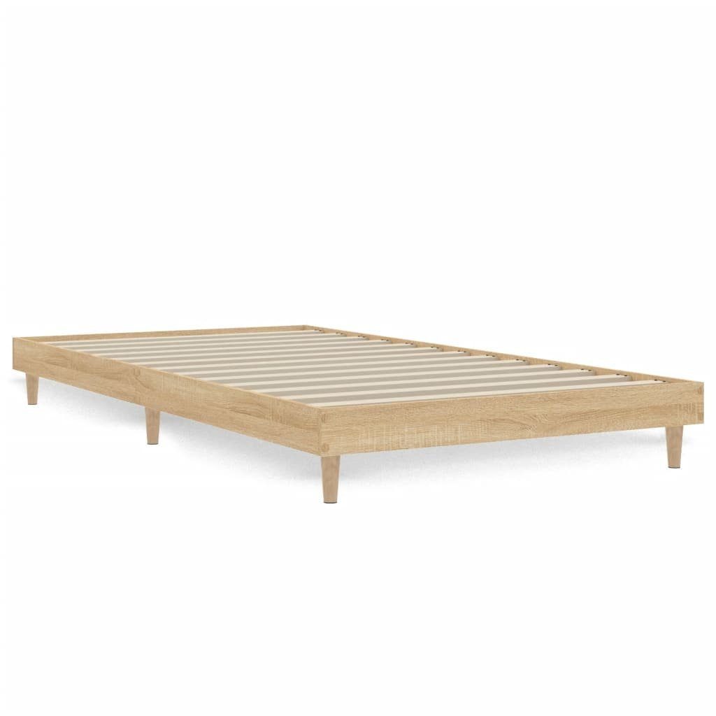 furnicato Bettgestell ohne Matratze Sonoma-Eiche 100x200 günstig online kaufen