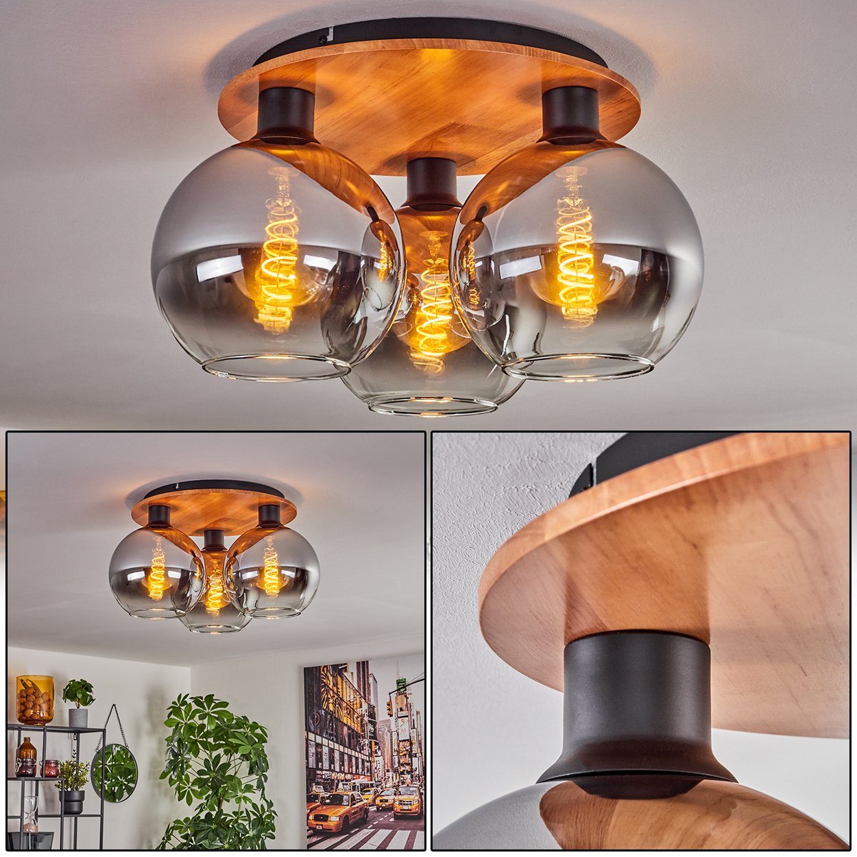 Lampen Retro Holz | OTTO kaufen online