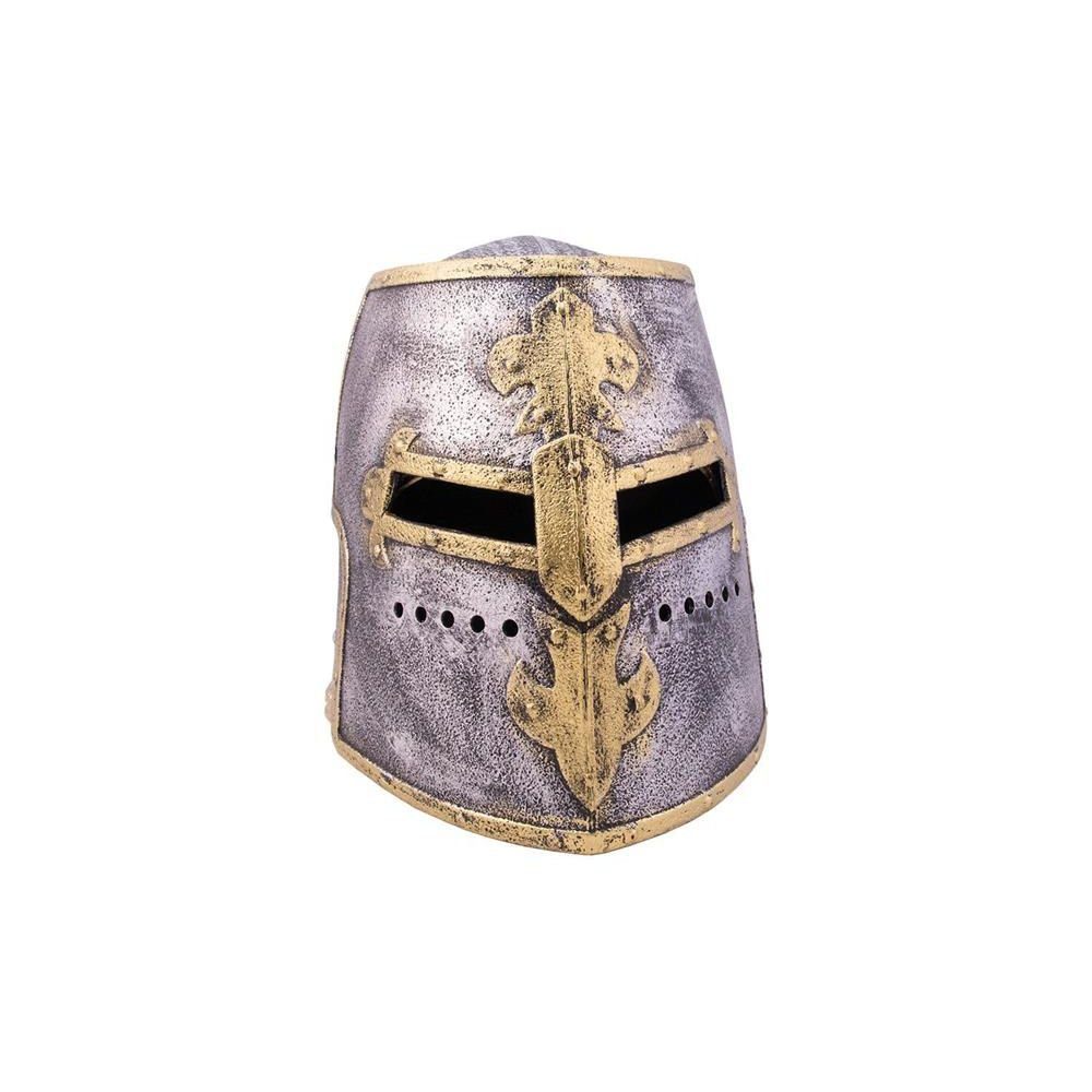 Bartl Spielzeug-Helm Templerhelm Royal, Silber, für Ritterkostüm, für Kinder ab 3 Jahren