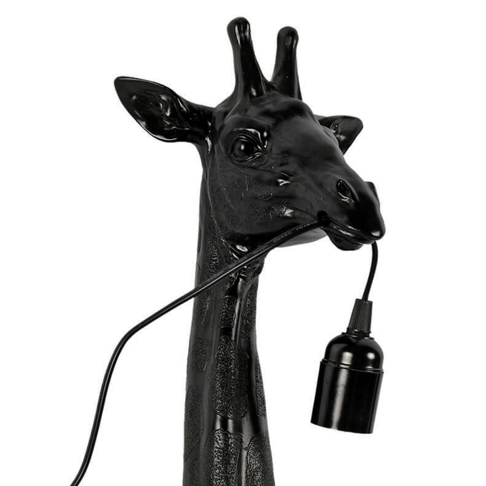HTI-Living Wandleuchte Lampe schwarz Giraffe, ohne Leuchtmittel, frei wählbar, Leuchte für die Wand Wandleuchte