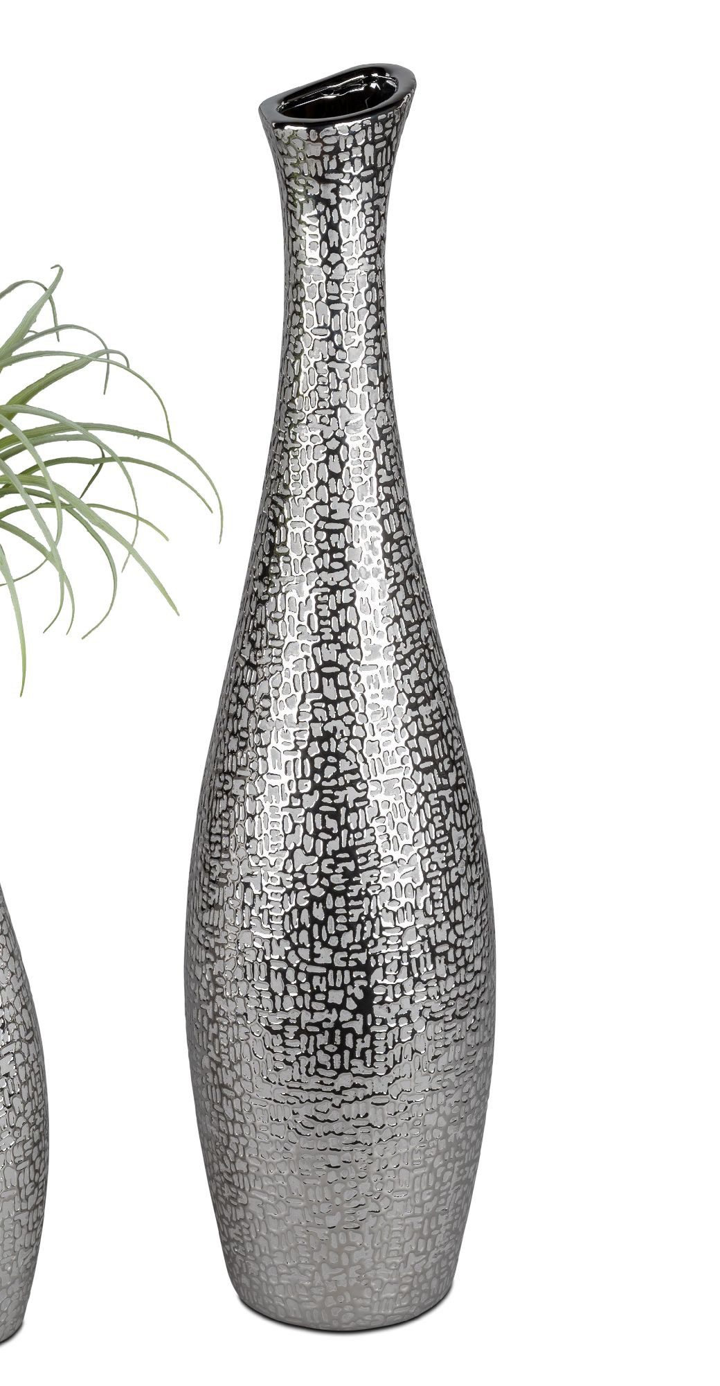 formano Bodenvase Helsinki, Maße: Höhe 59cm, Durchmesser 15cm; Öffnung 7.5x5cm