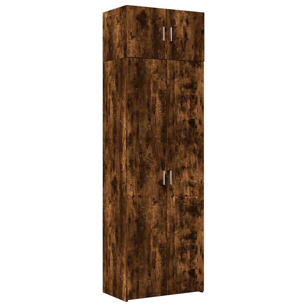 vidaXL Sideboard Hochschrank Räuchereiche 70x42,5x225 cm günstig online kaufen