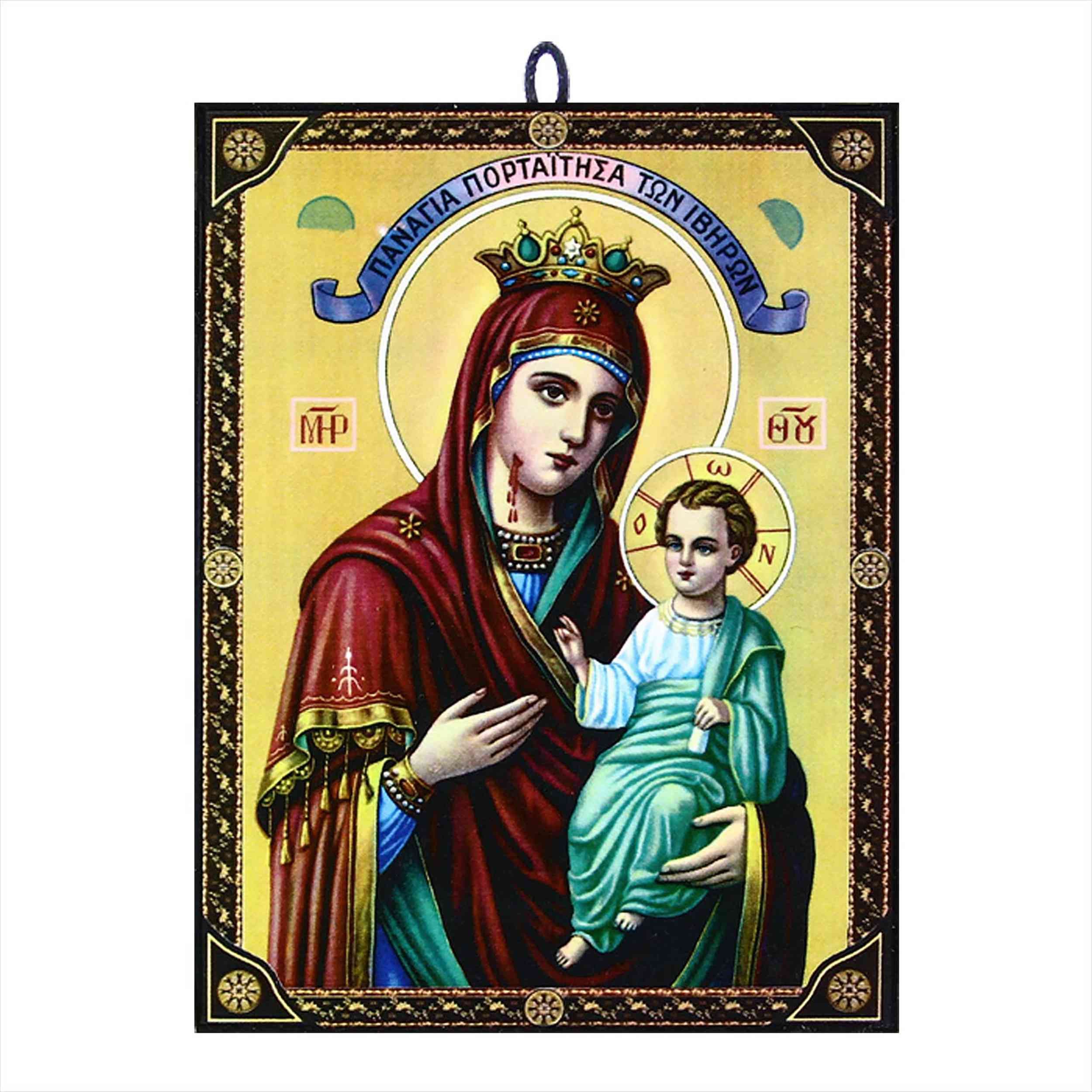 NKlaus Bild Ikonebild Gm Iviron orthodox Zertifizierte Reproduktion aus Gri günstig online kaufen