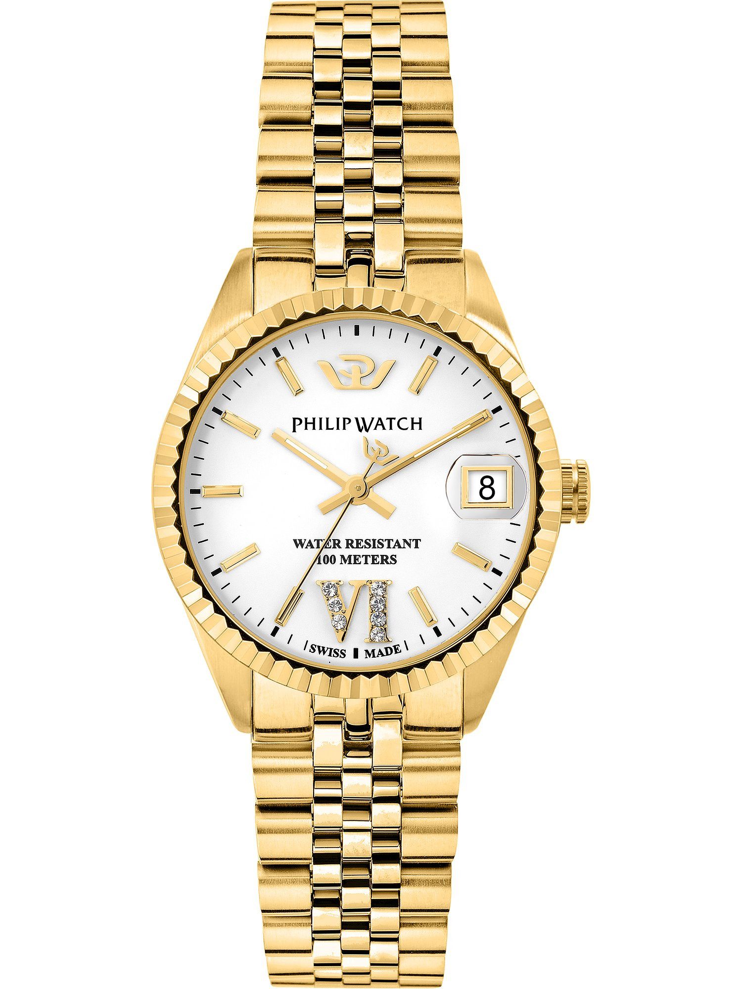 Quarzuhr Philip Watch Damen-Uhren Analog Quarz