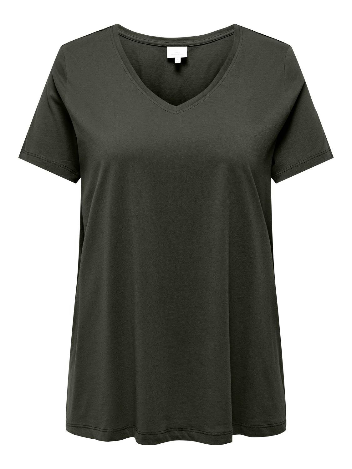 ONLY CARMAKOMA V-Shirt CARBONNIE LIFE S/S günstig online kaufen