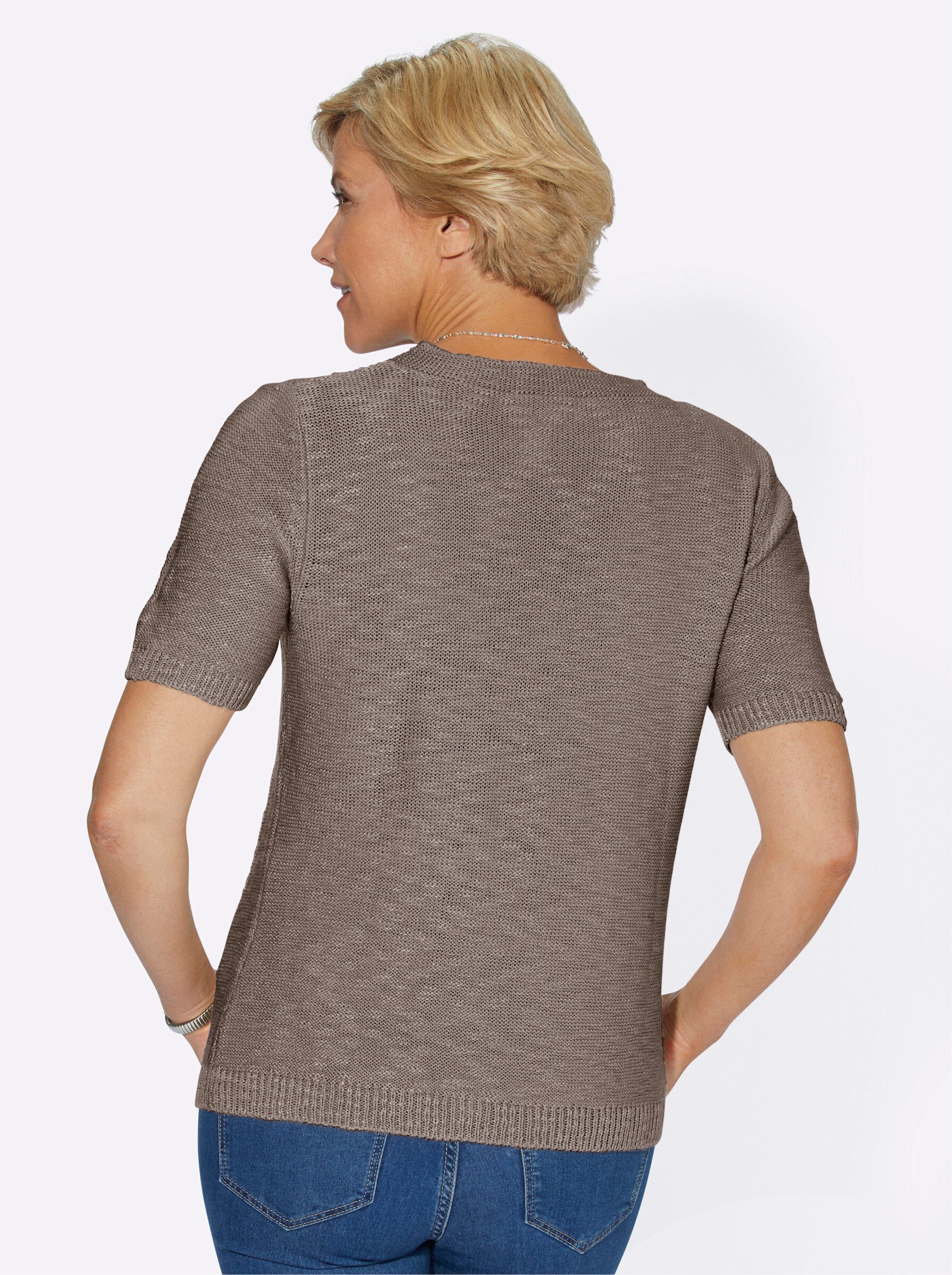 WITT WEIDEN Strickpullover taupe