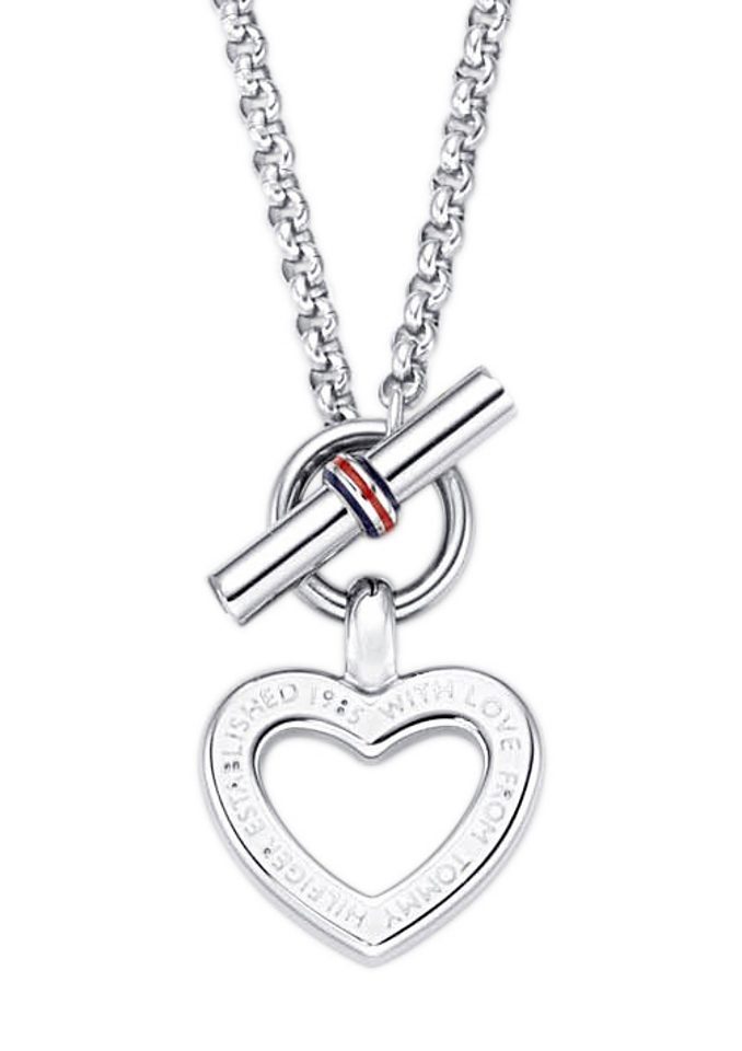 Tommy Hilfiger Kette mit Anhänger Schmu... Tommy Hilfiger Kette mit Anhänger Schmu...