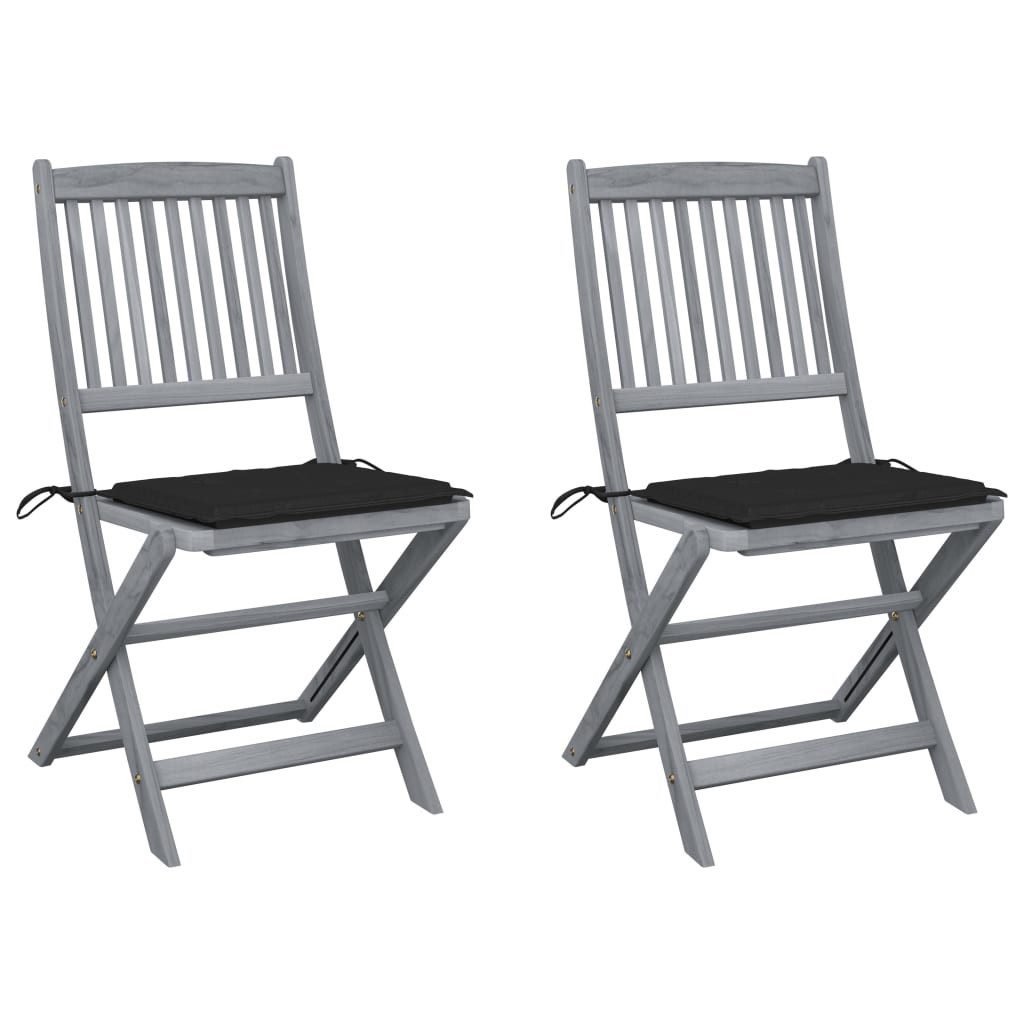 vidaXL Gartenstuhl Klappbare Gartenstühle 2 Stk. günstig online kaufen