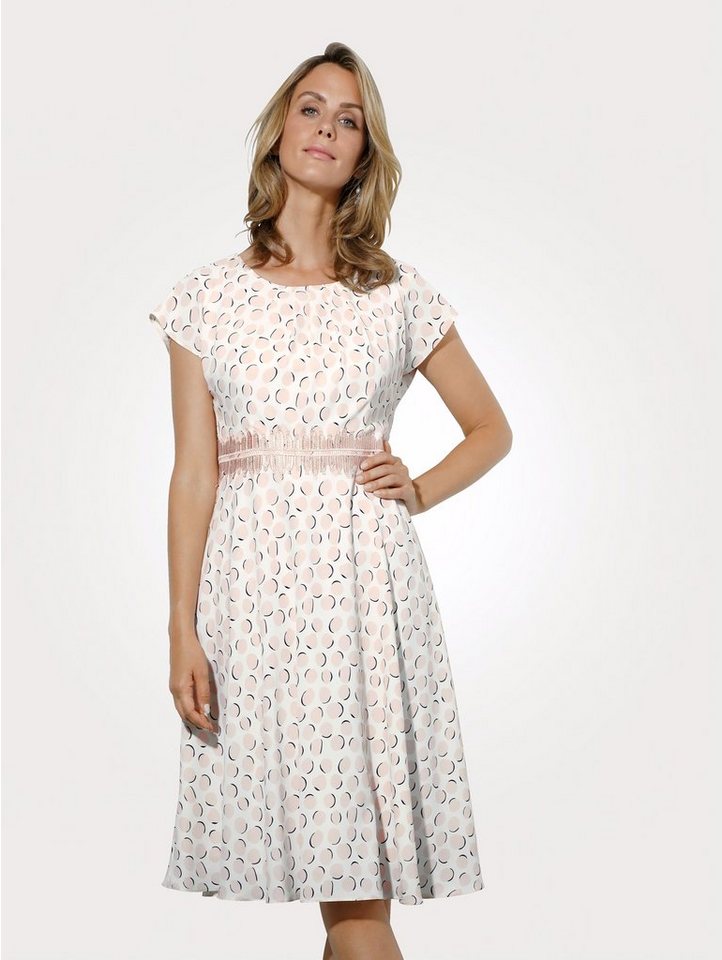 Mona Kleid mit zarten Pastelltupfen in rosa