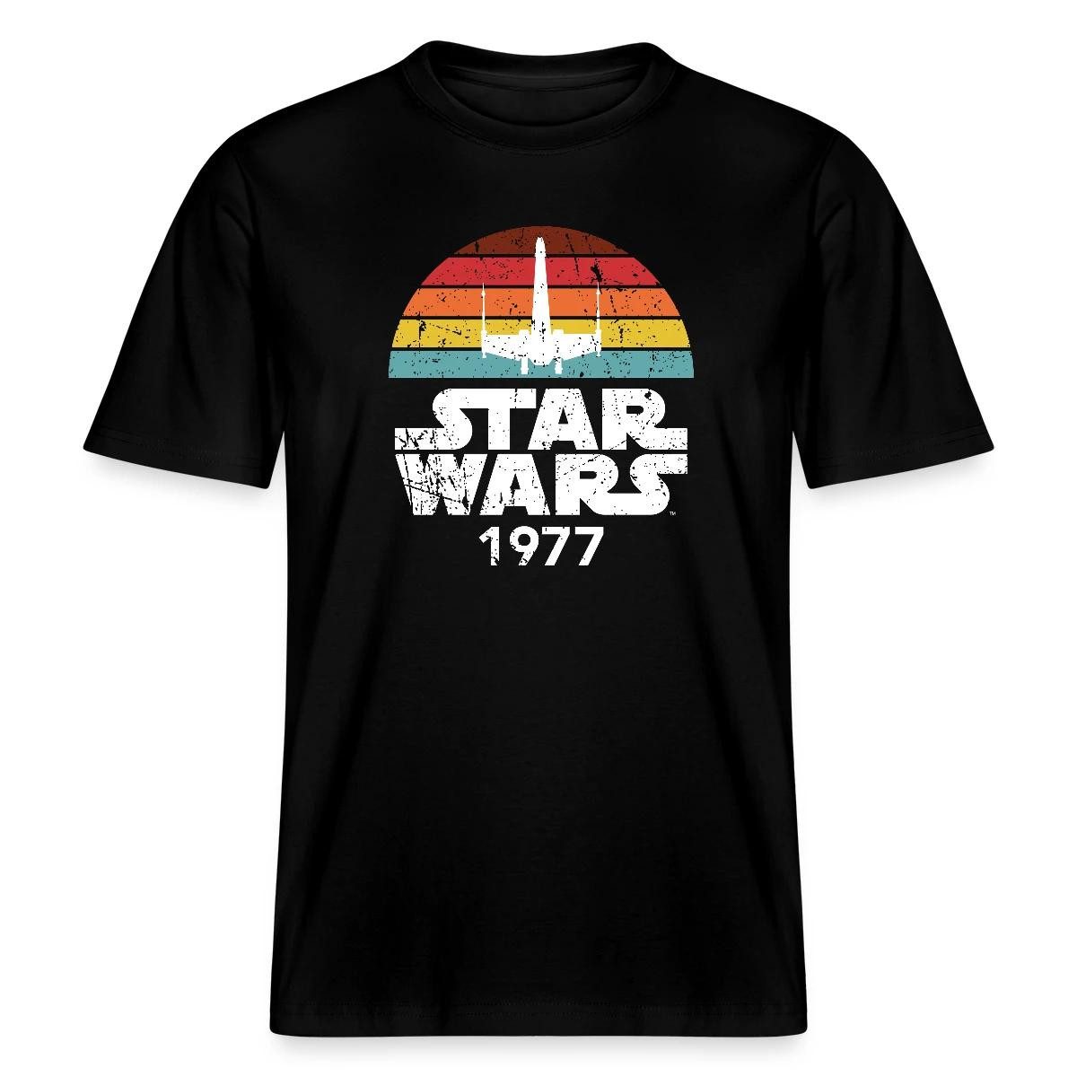T-Shirt Star Wars Schriftzug 1977 Retro Relaxed Fit Unisex T-Shirt