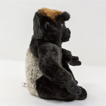 Teddys Rothenburg Kuscheltier Kuscheltier Gorilla 23 cm sitzend schwarz/braun/grau Affe