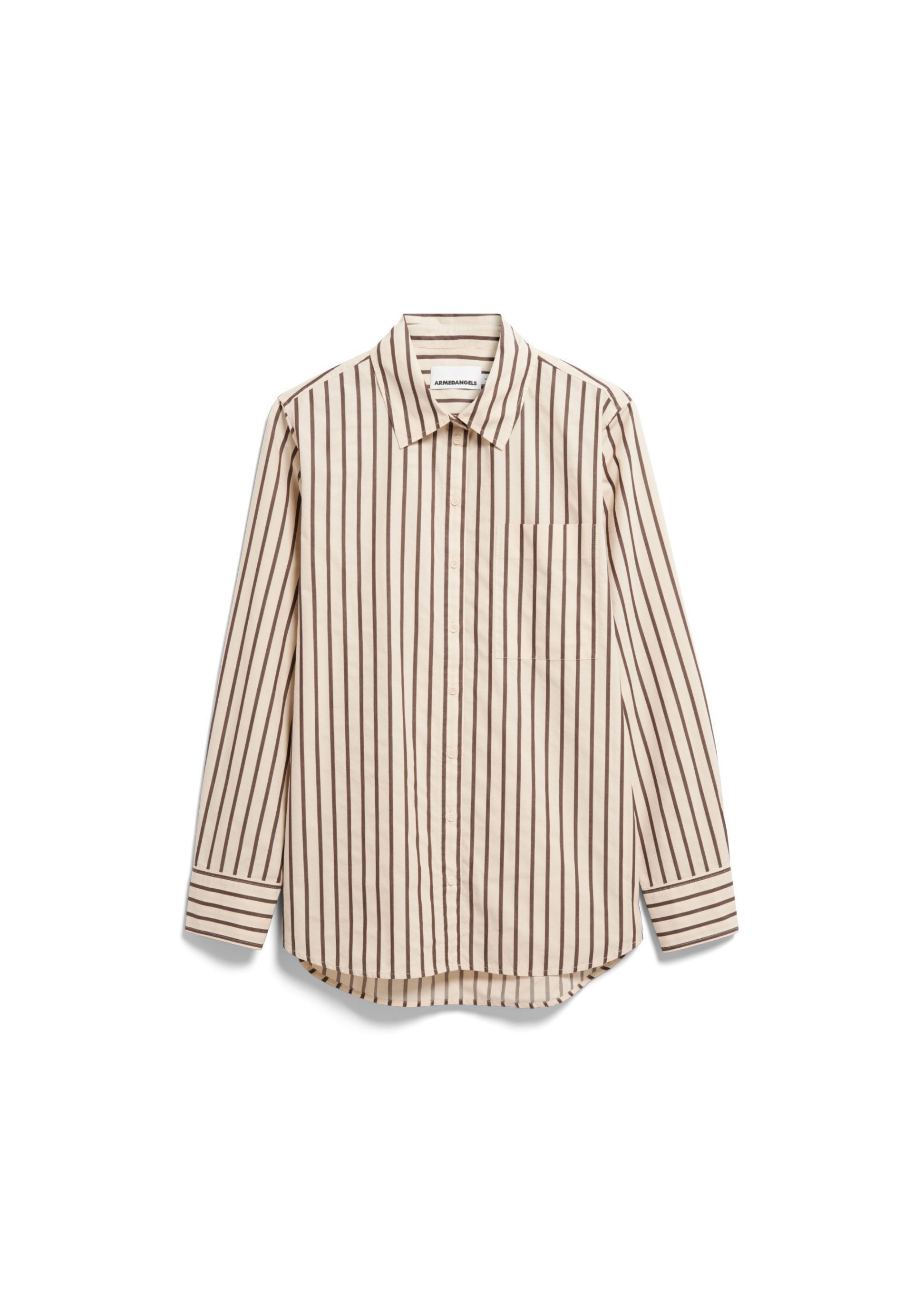 Langarmbluse STRIPE Bluse aus 100% Bio-Baumwolle