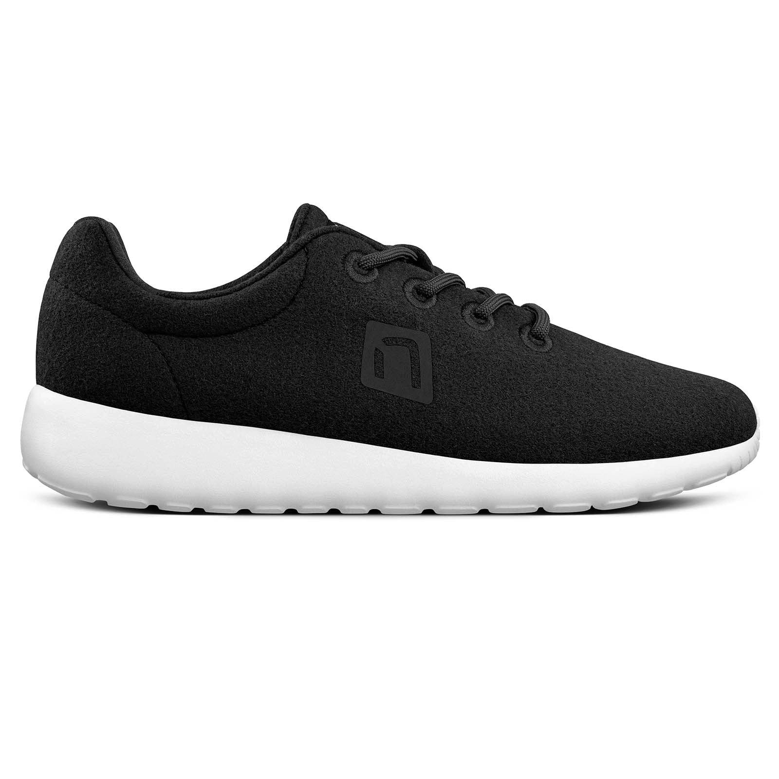 NANGA Merinorunner Wool (100% Schurwolle) schwarz Herren Sneaker günstig online kaufen