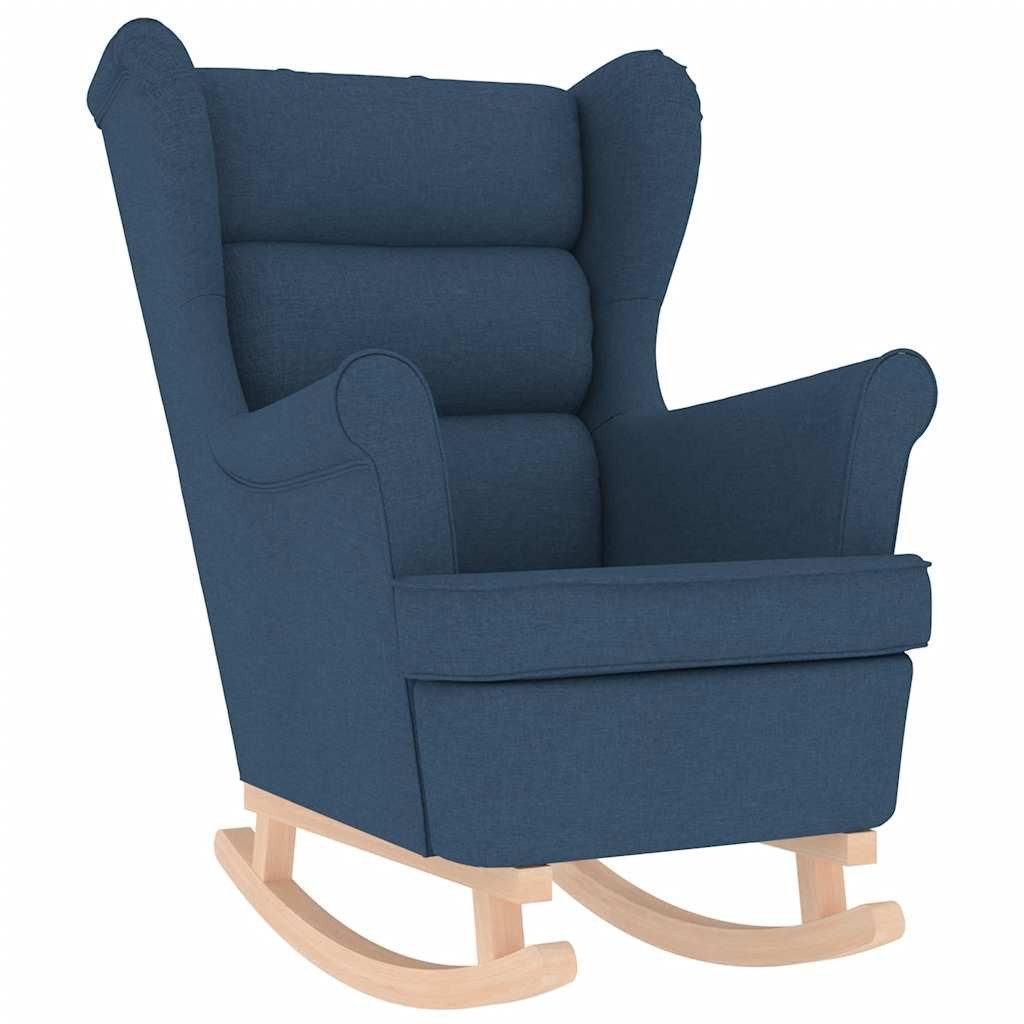 vidaXL Sessel Schaukelsessel Blau 74x90x102 cm günstig online kaufen