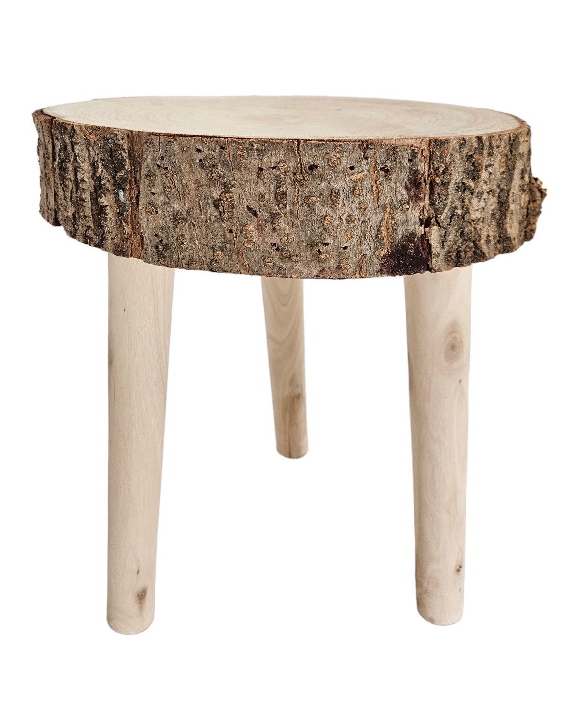 Meinposten Beistelltisch WOOD kleiner Couchtisch Hocker günstig online kaufen