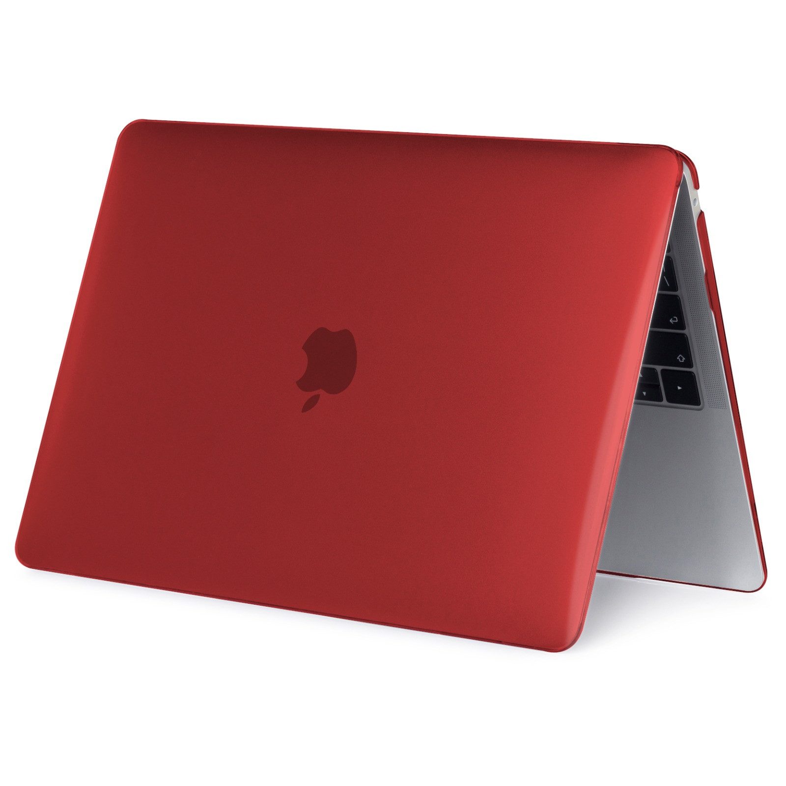 FroShop Laptop-Hülle Schutzhülle für Apple MacBook Air 15 (2025-2023) M4 M3 M2 2-Teilig Schutzcover Hartcase Schutz Cover Etui Tasche, Hülle Modell A3114 / A2941 / A3241 - Rot