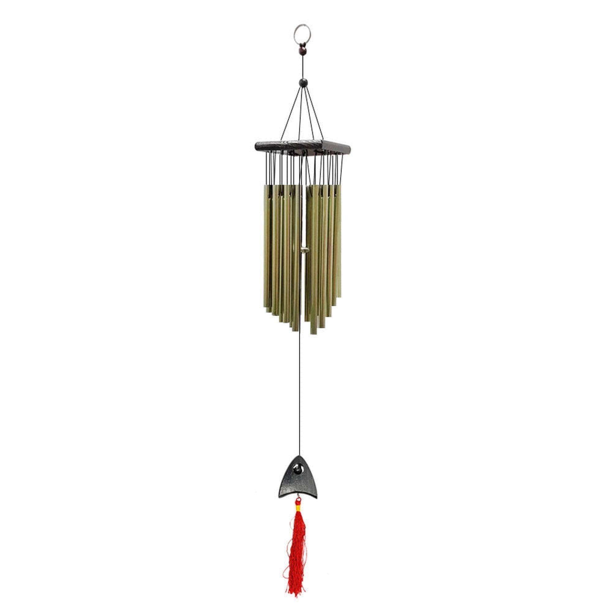 AUKUU Windspiel Bronzefarbenes Bronzefarbenes Windspiel zum Aufhängen