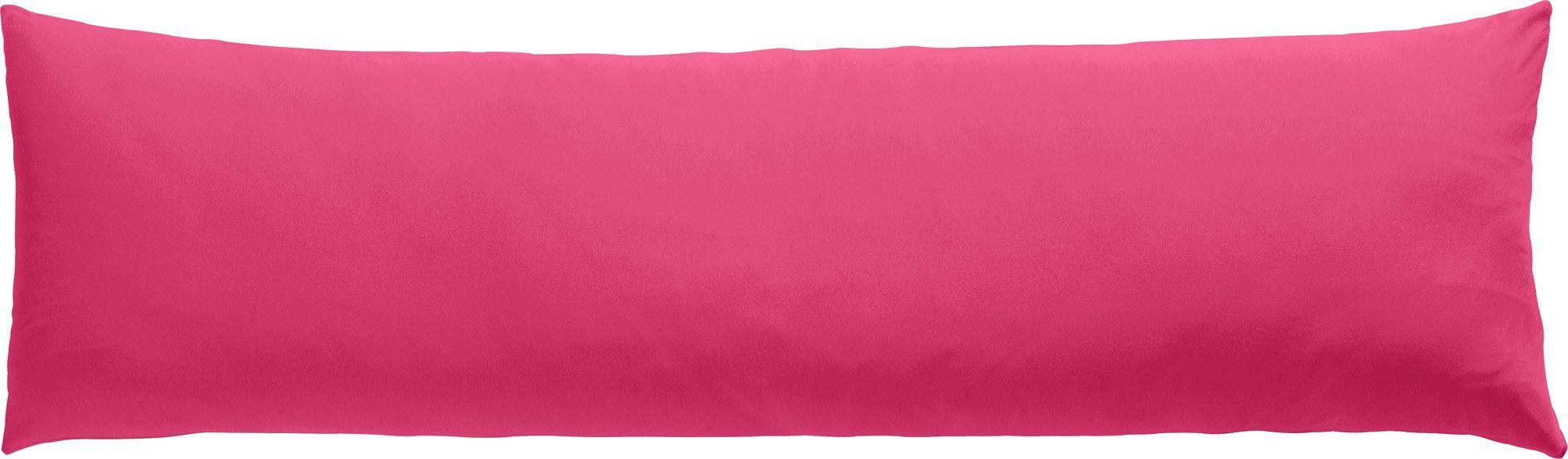 pink (1 "Murnau", Uni Single-Jersey Stück), Erwin Seitenschläferkissenbezug Seitenschläferkissenbezug Müller