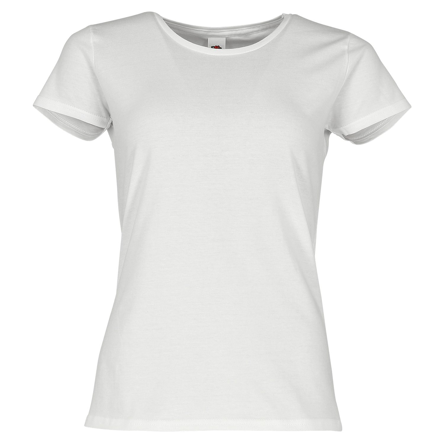 Fruit weiß Ladies Iconic of Rundhalsshirt 150 T-Shirt the Loom