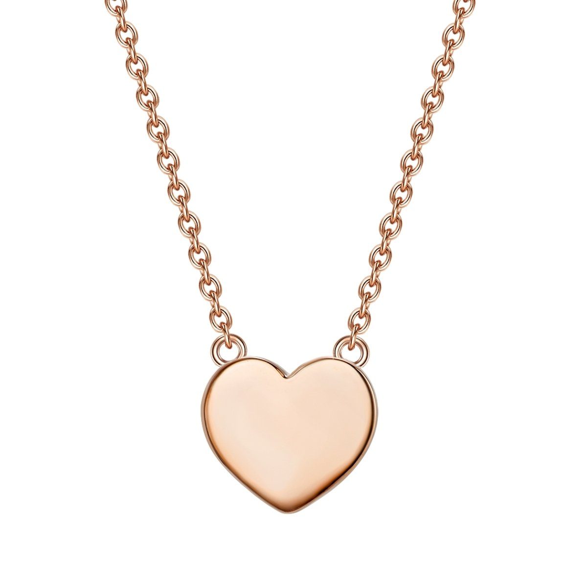 Glanzstücke München Silberkette Herz roségold, aus günstig online kaufen