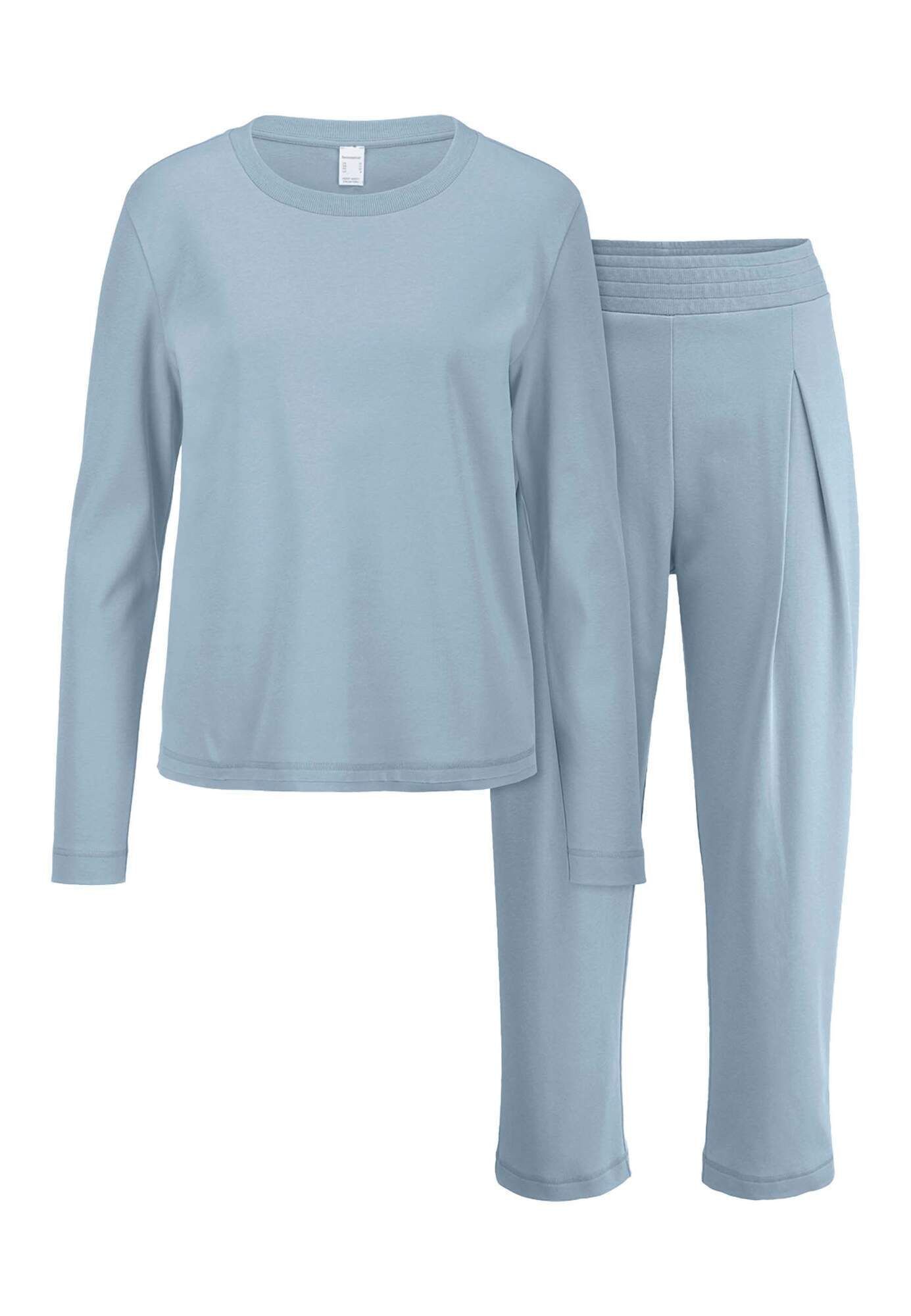 Hessnatur Pyjama Regular PURE NATURE aus reiner Bio-Baumwolle (2 tlg) günstig online kaufen
