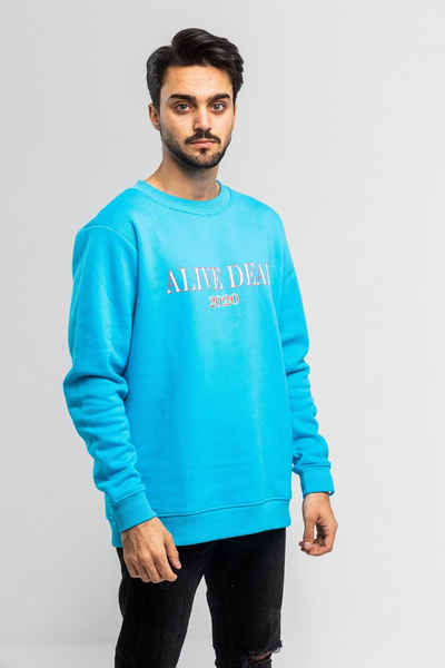 Alive Dead Sweatshirt Sweat Blue