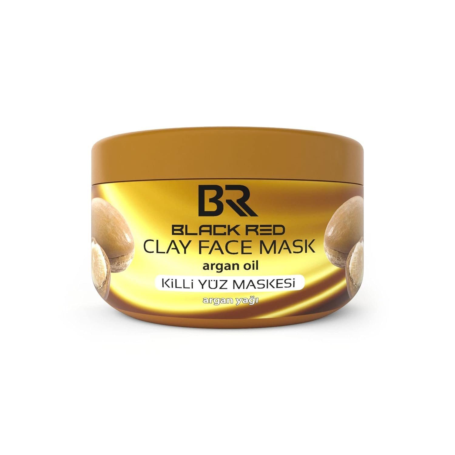 Oil Kozmetik Black Mask Clay & Face Argan Red Dora 400g Gesichtsmaske