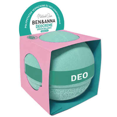 Ben & Anna Deo-Creme Deocreme Green Balance, Grün, 40 g