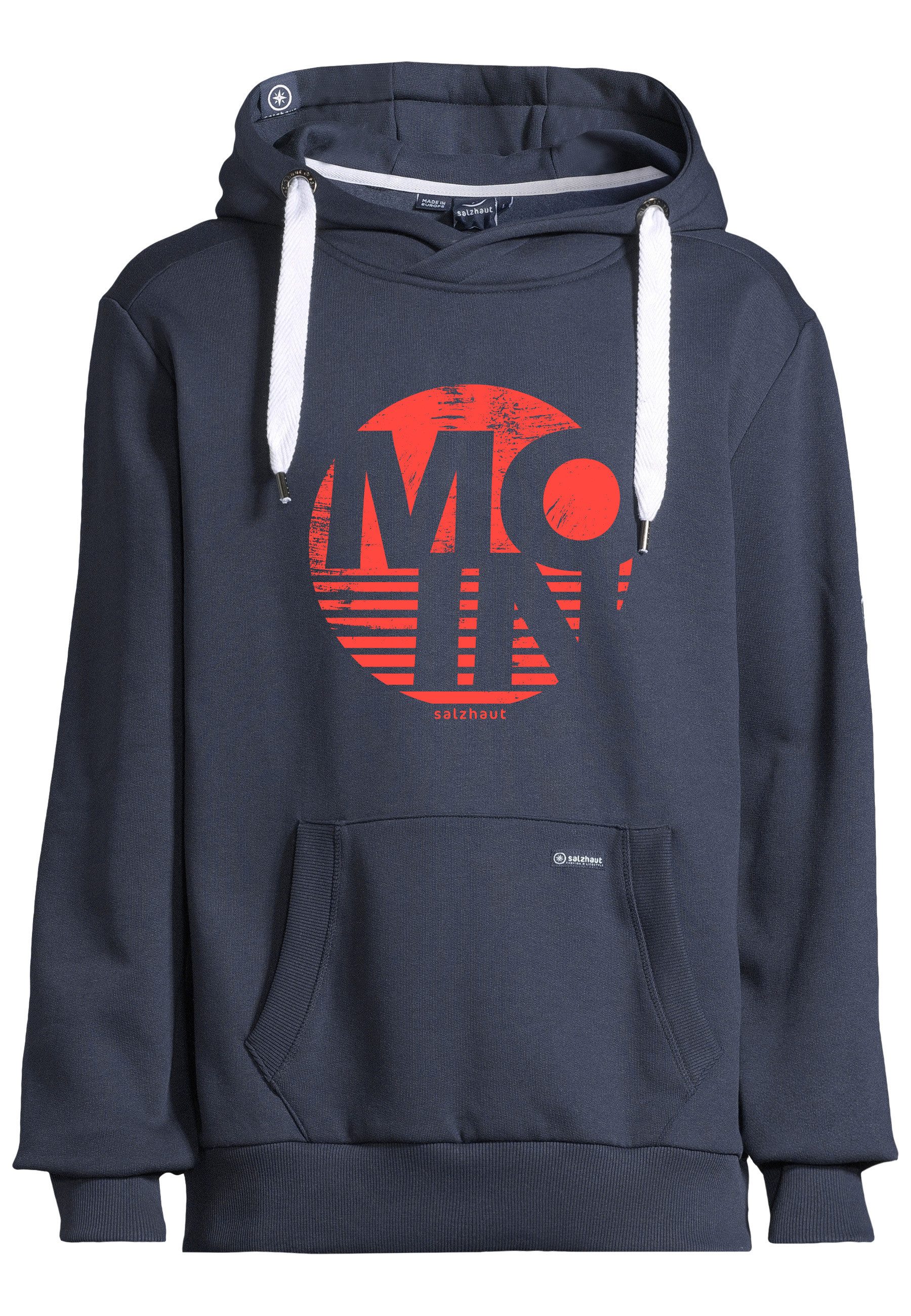 salzhaut Hoodie HEFF- MOIN RUND Herren normale Passform