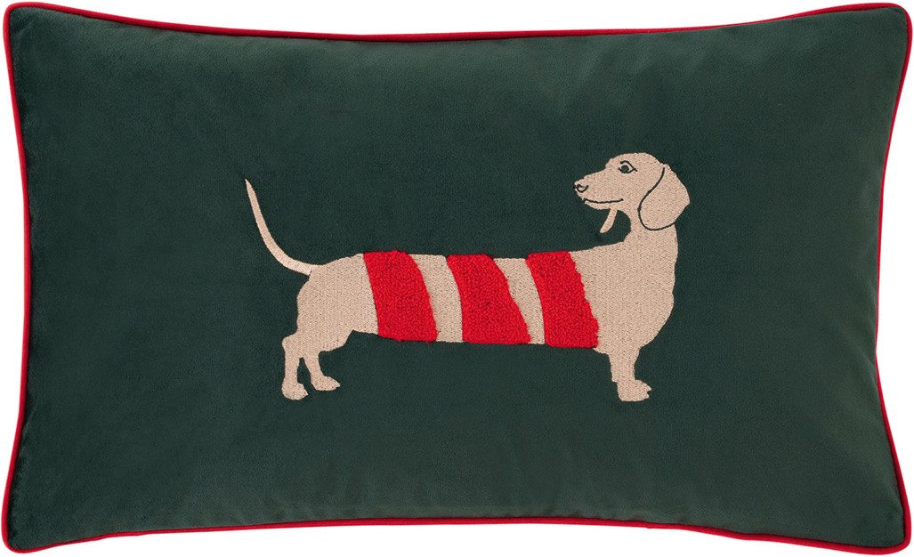 PAD Dekokissen CANDYCANE, Rot-weißes Streifen-Design mit nostalgischem Weihnachtscharme
